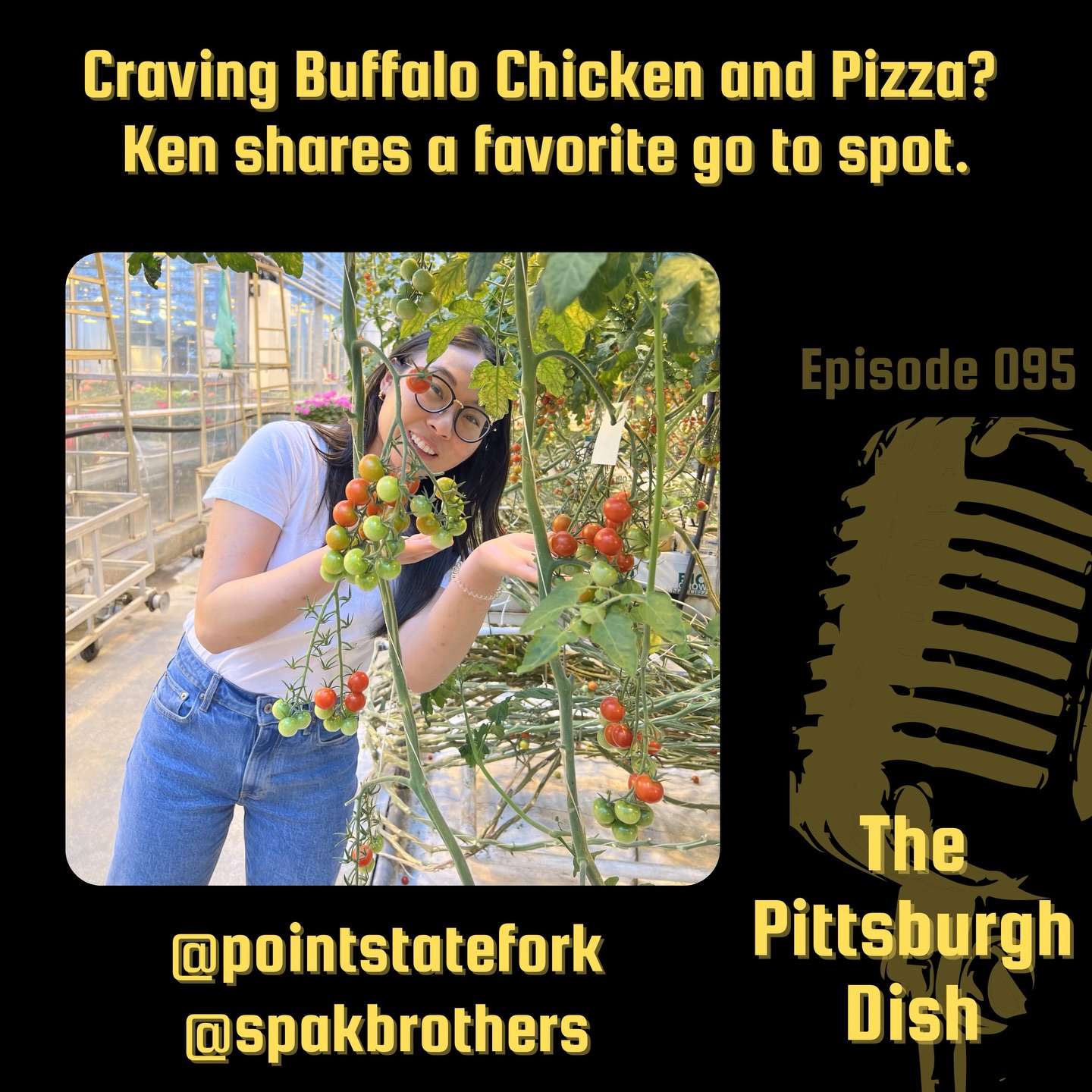 If you’re craving buffalo chicken and pizza, Ken @pointstatefork has the perfect recommendation…@spakbrothers
Tune into Episode 095 to hear more.
The Pittsburgh Dish Podcast ‘weekly recommend’ …wherever you listen to podcasts! 🍽️🔊
(*photo used with permission from Ken)
#pittsburgh #pgh #podcast #local #food
