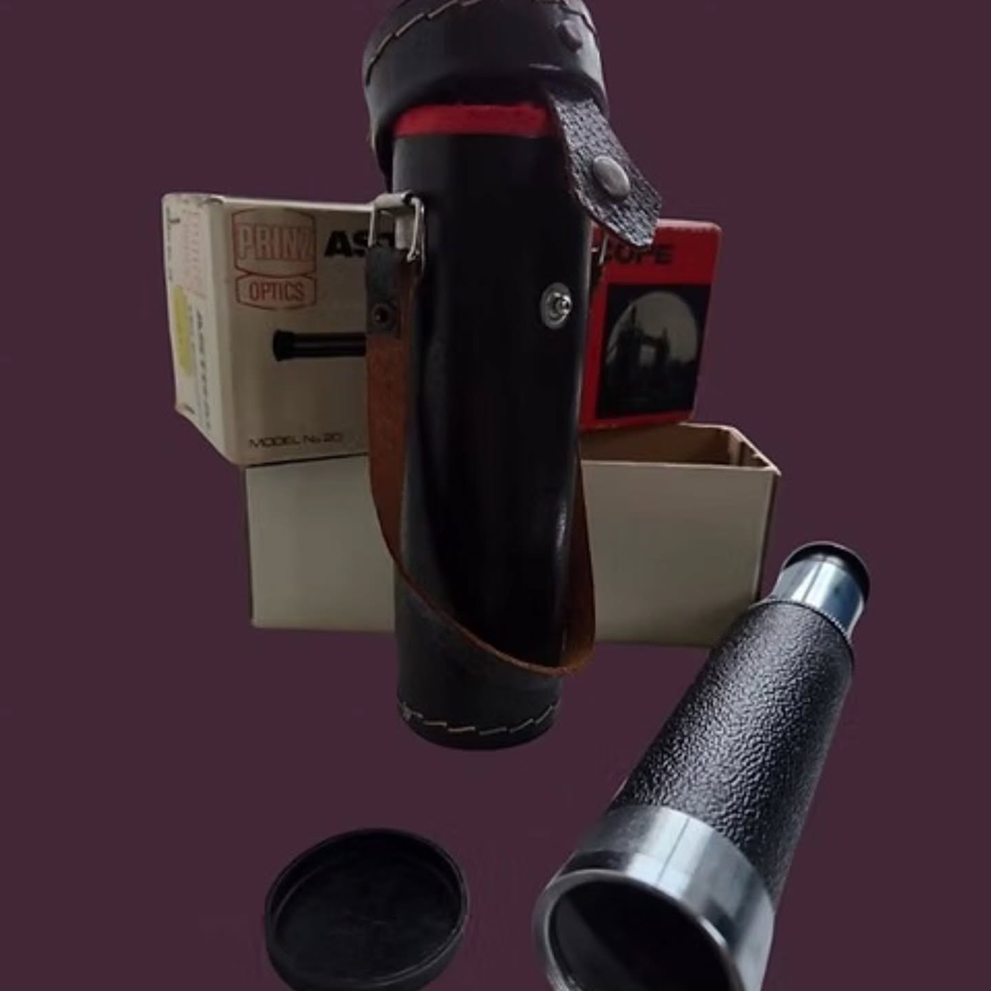 Vintage Prinz Optics Astral Telescope Model 20 – 25x30 Monocular Leather Cased | https://share.google/XFAxebd3IcIO9JeZs #stufftoyouandme