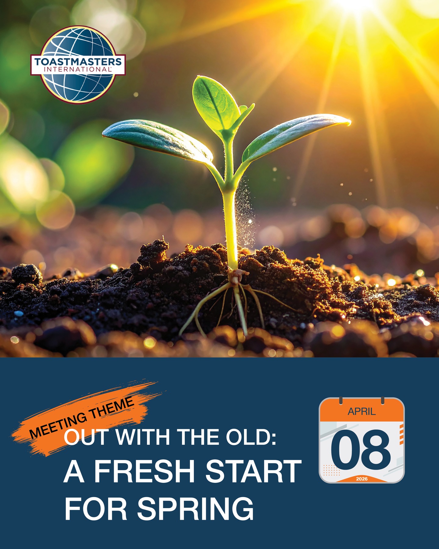 🌿 Out with the old… and in with intention. What are you ready to release this spring? A limiting belief? An old habit?
A version of yourself that no longer fits?
This week at Unicorn Tribe Toastmasters, we’re creating space for something new.
✨ Fresh voice
✨ Fresh confidence
✨ Fresh perspective
🗓 Wednesday | 7–9 PM PT
🌐 Guests welcome
🔗 www.unicorntribetoastmasters.ca
📩 unicorntribetoastmasters@gmail.com
#SpringReset #FreshStart #UnicornTribe #Toastmasters #PublicSpeaking #Confidence #Leadership #PersonalGrowth #Vancouver #RichmondBC #SpeakWithConfidence