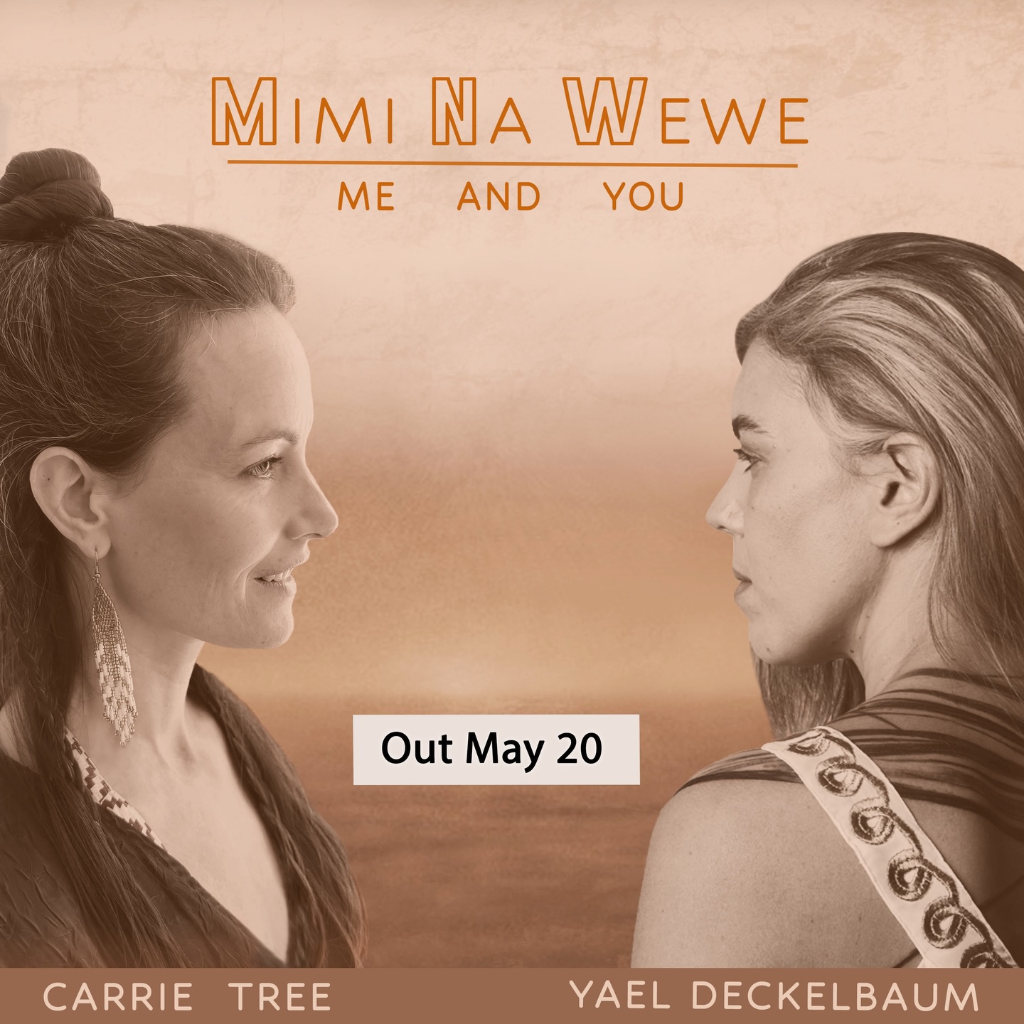 Mimi Na Wewe (Me & You)
A collaboration - Carrie Tree with Yael Deckelbaum
Getting ready to be released - out into the mystery…
A song about connection across different lives and experiences
Out May 20! 💛 …
@carrietreemusic @yael_deckelbaum @kalyanmitto
#alternativesfolk #folkduet
#singersongwriter #musicfromtheheart #newmusic2026