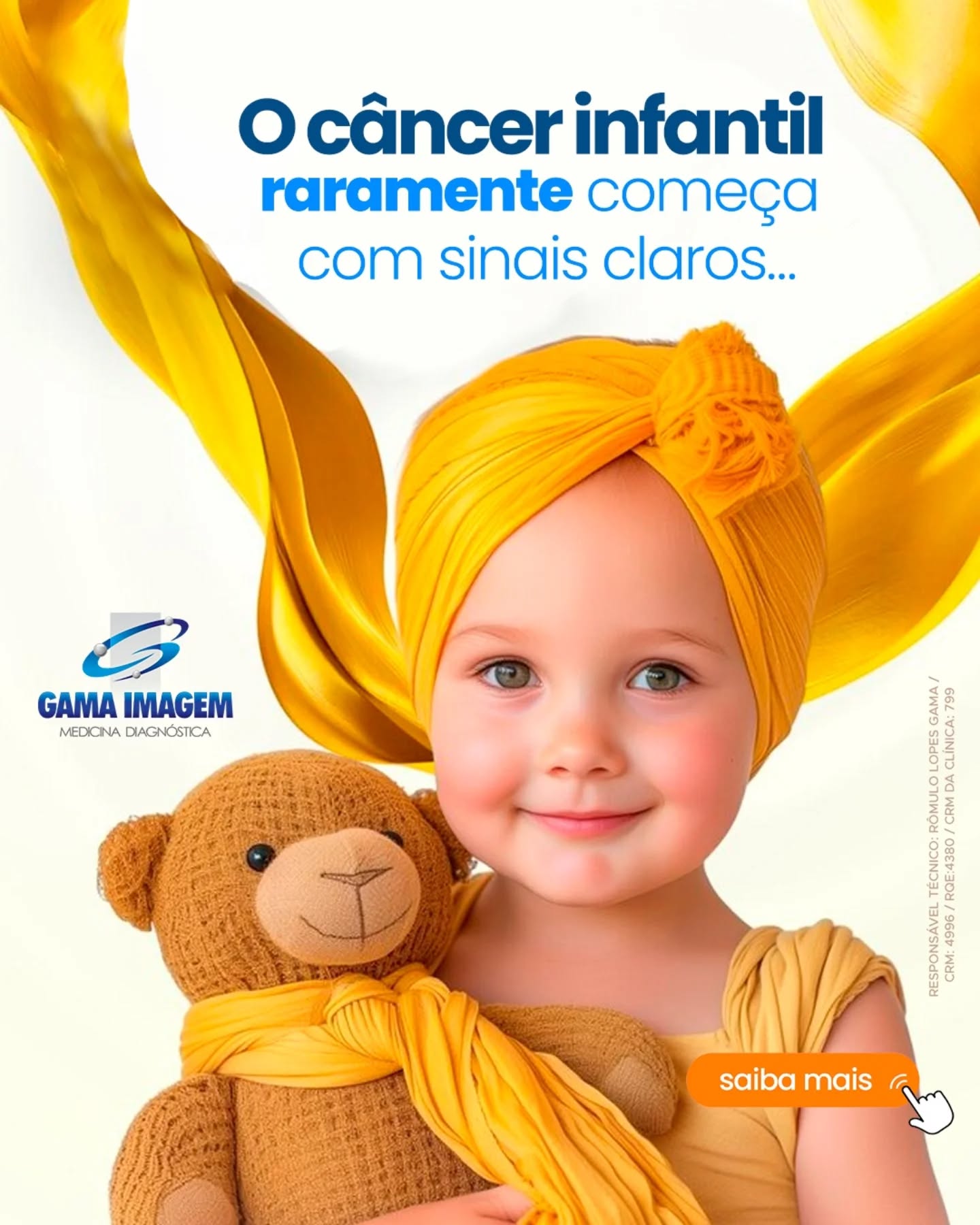O câncer infantil nem sempre dá sinais claros.
Muitas vezes começa com sintomas comuns — e é aí que mora o risco.
O diagnóstico por imagem pode ser o primeiro passo para descobrir cedo e salvar vidas.
💙 Informação também salva. Compartilhe.