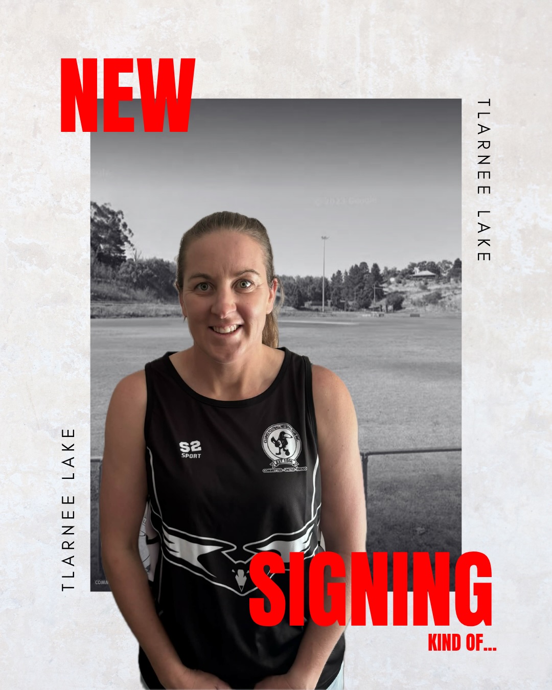 🚨NEW SIGNING🚨 well, kind of…
Clunes FNC is beyond excited to welcome Tlarnee Lake back to the nest.
She first joined the club in mid 2009 and for the next seven years was a key member of our club both on and off the court, playing 140 games.
She has won the club A grade Best and Fairest Award five times (2010, 2013, 2014, 2015 and 2017) and runner up (2011).
We warmly and excitedly welcome T back to the club along with Jack, Winston and Iluka 🖤🤍