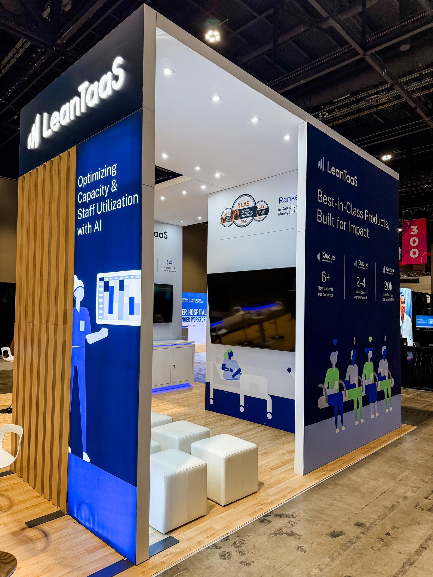 Big ideas need space to shine ✨
We partnered with LeanTaaS to bring their vision to life at #AONL with a custom rental island exhibit designed for impact—from bold branding and open sightlines to immersive storytelling and smart meeting zones.
A space built to reflect innovation, optimize engagement, and keep conversations flowing all show long.
#TradeShowDesign #ExhibitDesign #CustomBooth #aonl2026