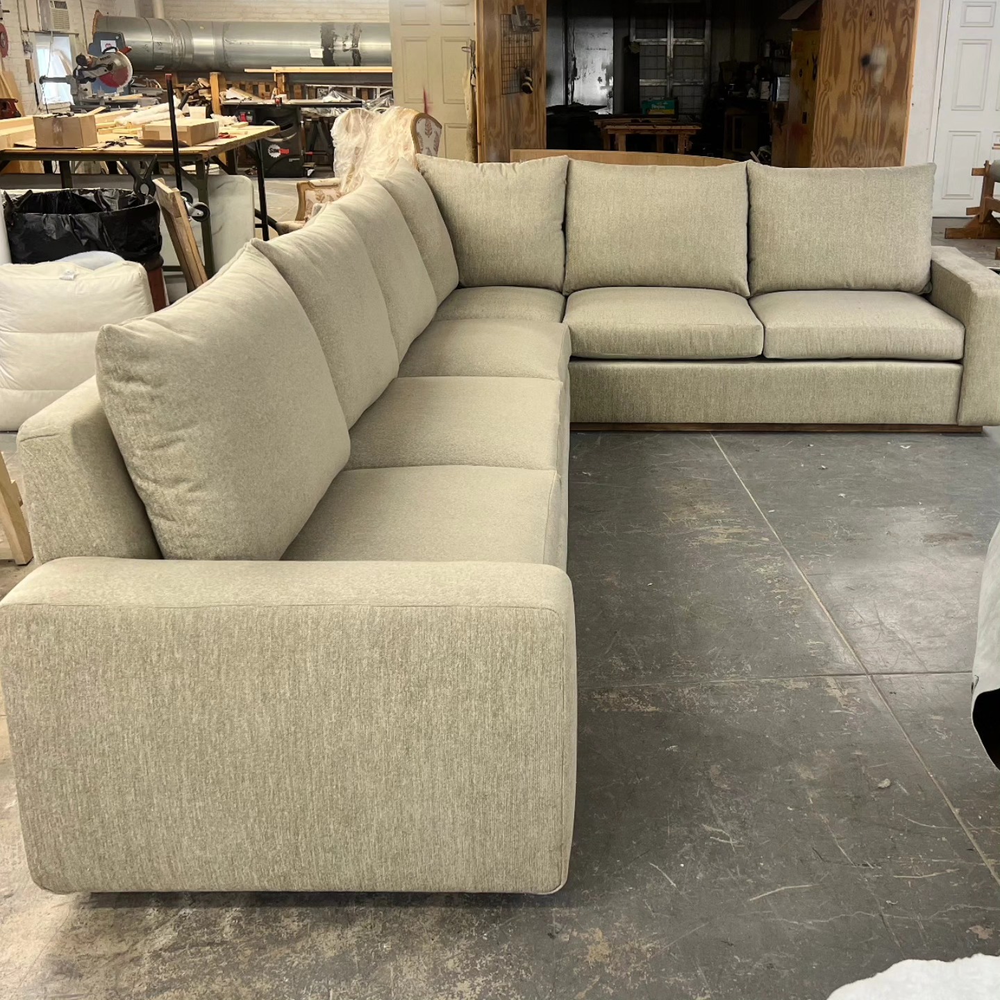 I will never get enough of seeing how close the finished product is to the drawings and rendering.
When you're working in the world of custom it can be scary convincing the client to go with something they can't see -- which is what this sectional was.
The designer wanted one thing, the client another, so we pulled elements from multiple inspirations and fused them into this comfortable piece that checks all the boxes ✅
It was made to fit their exact comfort with a visit to our showroom and fitting chair, and looks almost exactly 💯 like the final approved drawings we did. 🤌🏻
.
.
.
#custominterior #custommade #customfurnituredesign #customsectional #customfurniture #customsofa #customupholstery #upholstery #interiordesign #interiorinspiration #interiorinspo #nyinteriordesign #nyinteriordesigner #philadelphiainteriordesigner #mainlineinteriordesign #bucksinteriordesign