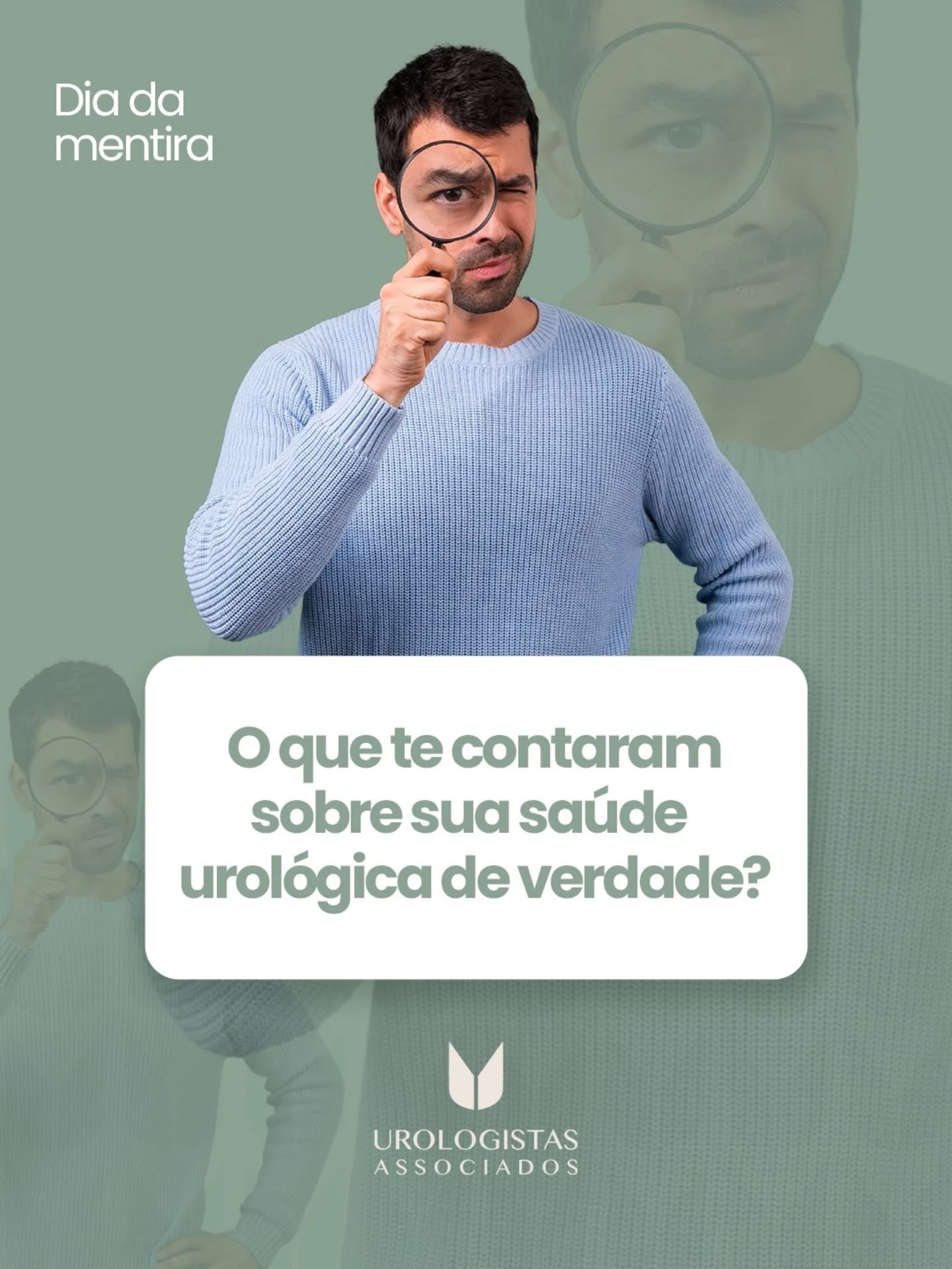 No Dia da Mentira, vale um alerta importante: 😉
Muitos homens ainda acreditam em informações erradas quando o assunto é saúde urológica — e isso pode atrasar diagnósticos e tratamentos.
A verdade é que cuidar da saúde não tem idade, não deve ser deixado para depois e muito menos ignorado por falta de sintomas.
Grande parte das doenças urológicas evolui de forma silenciosa, e quando os sinais aparecem, o problema já pode estar mais avançado.
Quebrar esses mitos é o primeiro passo para uma vida mais saudável, com mais segurança, confiança e qualidade de vida.
Informação correta é prevenção.
Prevenção é cuidado.
Não espere um sinal do seu corpo.
Agende sua consulta e cuide da sua saúde hoje.💚💙
#SaúdeMasculina #MitosEVerdades #Prevenção #Saúde #Abril CuideSe QualidadeDeVida