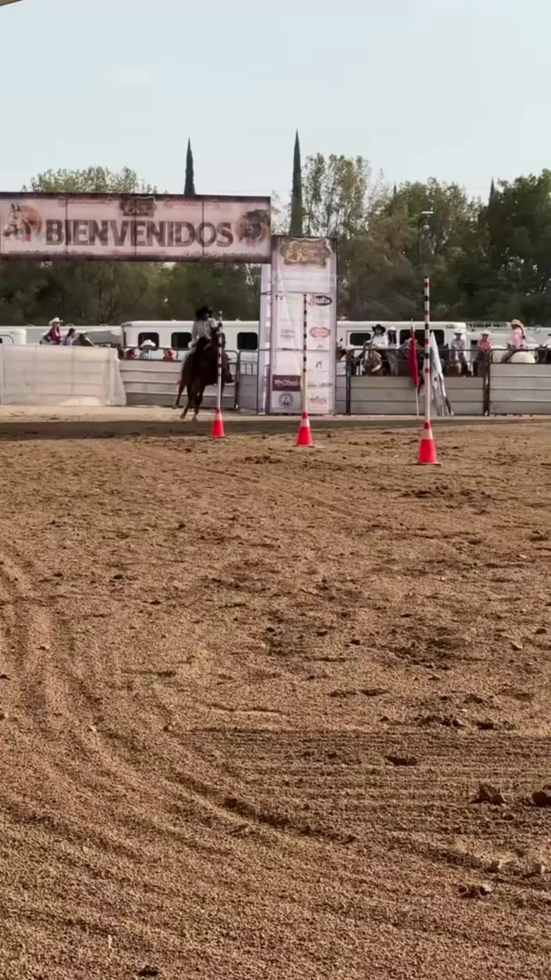 Las competencias del sábado serán de MUCHA ADRENALINA! #CarreradeBarriles #CareraEntrePolos #FestivaldelCaballoLeon450