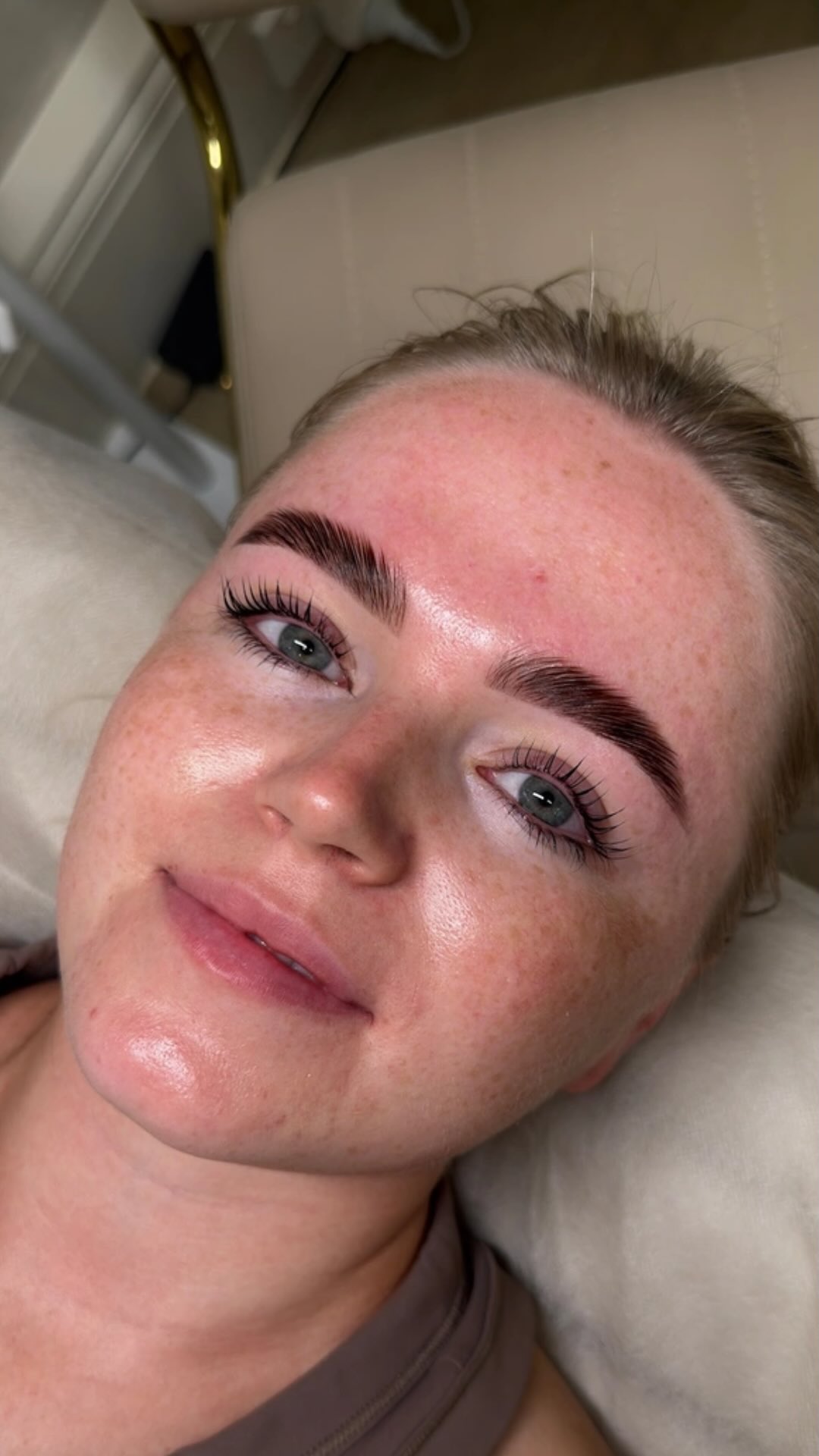 Fuller brows, lifted lashes, zero effort.â
â
Our Brow Lamination smooths, shapes and tames your brows for a fuller, lifted look, while the Lash Lift opens up your eyes and gives your lashes a natural curl that lasts for weeks.â
â
Book your Brow Lamination + Lash Lift and experience the ultimate low-maintenance look đ¤