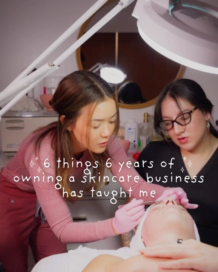 As our anniversary month comes to an end, I’ve been feeling all the feels about 6 years of being in business!!
Running a skincare business is nothing like esthetician school prepares you for- and I mean that in the best and hardest ways.
But after 6 years, the thing that never changes- helping someone feel confident in their skin never gets old.
Thank you all for being part of this and for helping me celebrate this past month!