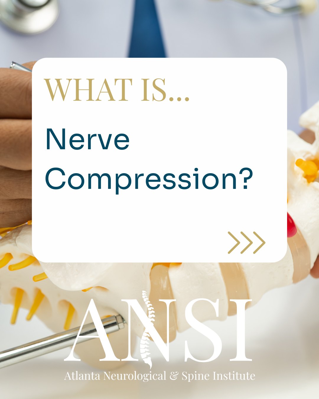 Nerve compression occurs when a nerve is pressed or irritated by surrounding structures like discs, bone, or joints.
Symptoms may include pain, tingling, numbness, or weakness—depending on where the nerve is affected.
Early diagnosis can help prevent long-term nerve damage.
.
.
.
#WednesdayWisdom #ANSI #AtlantaSpineExperts