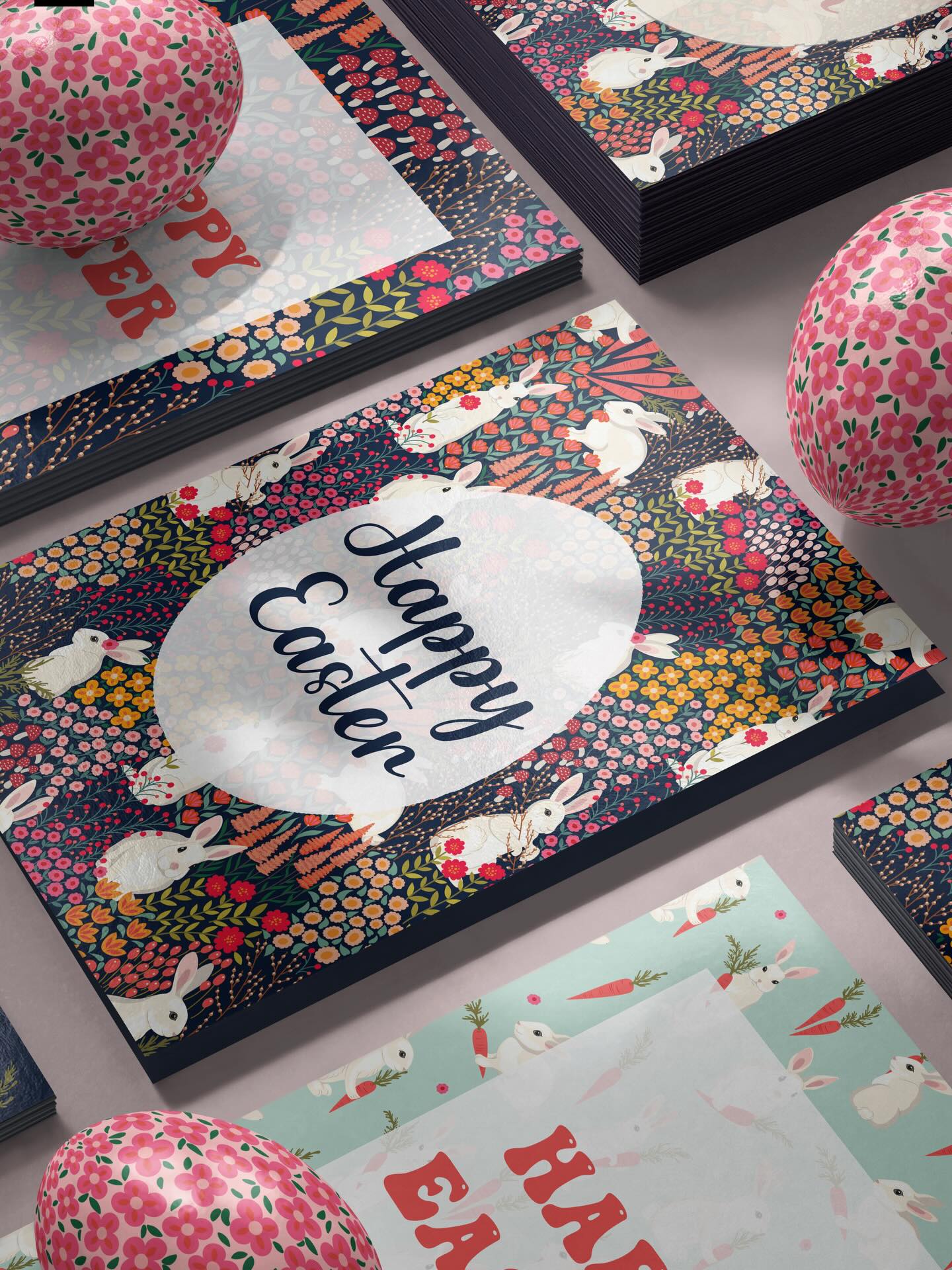 Day 5 of #creatsyeasterfest and today I am sharing one of my all time favourite bunny pattern ❤️💕 Thank you @creatsyofficial for this wonderful mock up 😍
.
.
.
#creatsyofficial #mockupdesign #easter #surfacepatterndesign ❤️