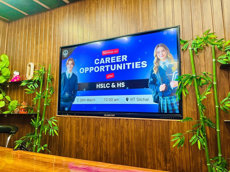 At IIIT Silchar, our students had the opportunity to attend one of the most valuable seminars on career opportunities.
The session not only provided clarity about different career paths but also helped students understand the importance of skills, right guidance, and timely decisions.
Because at IIIT Silchar, we believe the right direction today builds a successful tomorrow 🚀
#IIITSilchar #CareerOpportunities #CareerSeminar #StudentGrowth #FutureReady #CareerGuidance #SkillDevelopment #After10th #After12th #Silchar #Assam #SuccessJourney