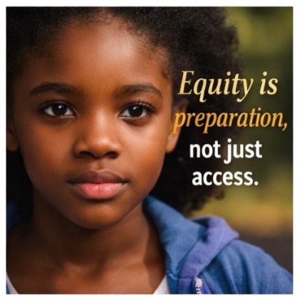 Access is not the same as opportunity.
And opportunity is not the same as preparation.
FORWARD exists because too many girls:
• Are underestimated
• Are overburdened
• Are unseen in advanced spaces
With far too many not having the preparation or access.
We are not here to “help” girls.
We are here to ensure they are:
prepared, positioned, and powerful.
That is the difference.
#EquityInEducation #GirlsMatter #LeadershipPipeline
The FORWARD WAY!