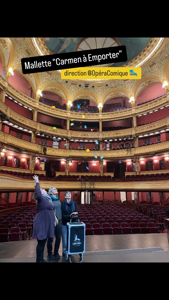 Livraison de la mallette "Carmen à emporter" à l'Opéra Comique !
On vous dit tout sur son contenu très prochainement ☺️