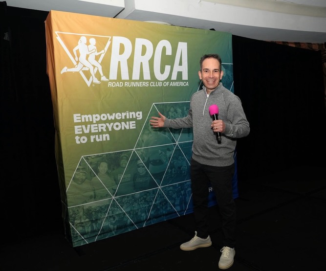 This past weekend at the 68th Annual @rrcanational Convention, I was on the mic surrounded by the people who make running happen in communities all across the country including running club leaders, race directors and coaches.
I had a chance to share how working at so many running events, witnessing the triumphs and challenges, compelled me to take responsibility for narrating these moments and step to the mic.
I was honored to recognize @pstewartrrm during his final @cucb weekend.
Then I had the chance to introduce and listen to @martinusevans whose storytelling reframes what’s possible.
Thank you to @rrcaceo for the invitation to emcee.
If you’ve ever wondered how the sport of running keeps growing, you can give a lot of credit to the people in that room.
📸 @ricophotodfw
