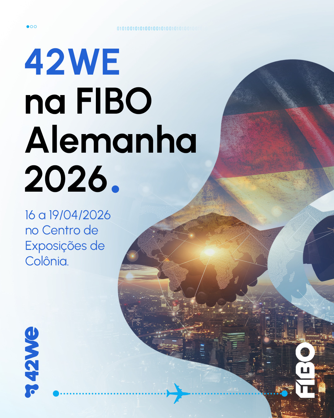 O mundo está acelerando. Novas tecnologias, novos hábitos e novas exigências do mercado aparecem o tempo todo. E quem desenvolve produto não pode reagir depois, precisa estar onde o futuro acontece. 🌍⚡
A FIBO é um dos maiores termômetros globais de fitness, saúde e bem estar, reunindo as marcas e mentes que estão definindo a próxima geração de equipamentos, experiências e soluções. É onde tendência vira conversa séria, e conversa séria vira produto. 🧠🔧✨
A 42WE estará lá para absorver o que há de mais atual no mundo e transformar isso em direção prática: criação de produtos, inovação aplicada e tecnologia que realmente entra no mercado. 🚀📈
Se sua empresa quer criar algo novo e competir em alto nível, essa é a hora de falar com quem está conectado ao que o mundo está construindo. 🤝🌐
🚀 42WE na FIBO Alemanha 2026 🇩🇪
📍 Colônia, Exhibition Centre Cologne
📅 16 a 19 de abril
🔗 www.42we.tech
#42WE #FIBO2026 #Alemanha #Colônia #DesenvolvimentoDeProdutos #Inovação #TendênciasGlobais #NovaTecnologia #EngenhariaDeProduto #DesignDeProduto #HealthTech #FitnessTech #ProdutoQueEscala
