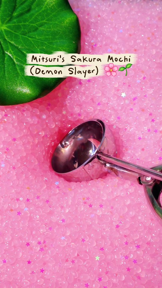 Scooping ASMR 🌸 Mitsuri's Sakura Mochi from Demon Slayer! Her favourite food turned into a slime 🫢
Our new favourite crunchy texture: Rice crunch!! Packed with fake rice beads (to imitate a rice ball) and glitter, scented sakura & peaches ♡
Hope you enjoy 💕
.
.
.
.
.
#australianslimeshop #demonslayerslime #animeslime #mitsurikanroji #sakuramochi