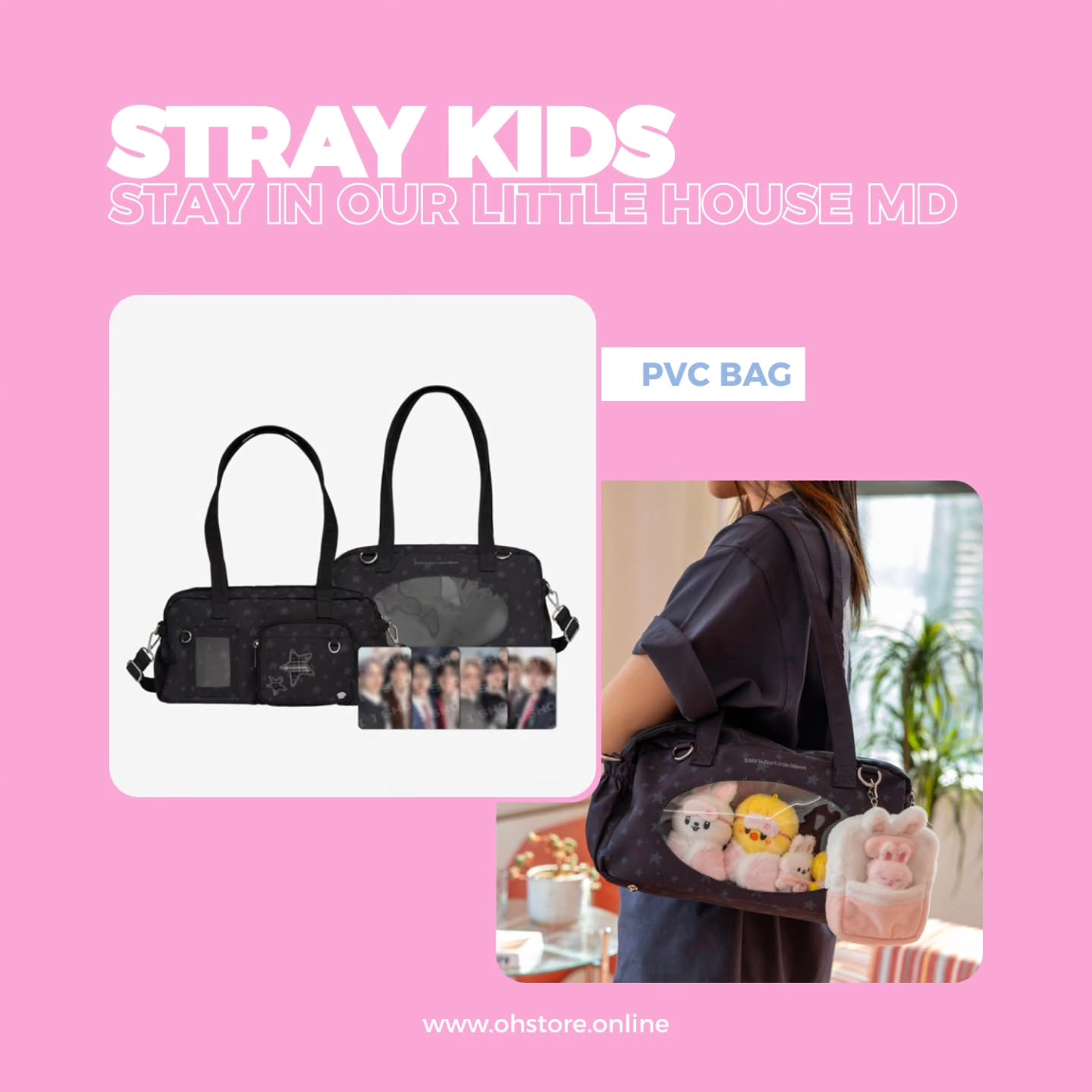 𝗦𝗧𝗥𝗔𝗬 𝗞𝗜𝗗𝗦 <STAY IN OUR LITTLE HOUSE>
📦 ENVÍOS A TODO MÉXICO.
🩷 PVC BAG $1,750MXN
🩵 ANILLO $490MXN
🩷 BOMBER JACKET $2,500MXN
🩵 T-SHIRT $1,350MXN
¿CÓMO ORDENAR?
⋆ Manda mensaje y espera confirmación de disponibilidad.
⋆ Ordena con el 50% y liquida a más tardar el 15 de Abril.
⋆ Encuentra el Método de Pago en Historias Destacadas.
⋆ Envía tu comprobante de pago vía inbox y revisa que estés enlistadx en la Master List (tiempo de tolerancia para que te registremos: 72 hrs. no reclames antes por favor).
⋆ ¡Listo! Podrás revisar mediante la Master List tu pedido en cualquier momento, será el medio por el que demos actualización cuando envíen los pedidos y cuando ya los tengamos con nosotros.
❣️ Esta merch será enviada hasta finales de Julio.
💳 ORDENA CON TARJETA DE CRÉDITO EN: www.ohstore.online
❌️ 𝗡𝗢 𝗔𝗖𝗘𝗣𝗧𝗔𝗠𝗢𝗦 𝗖𝗔𝗡𝗖𝗘𝗟𝗔𝗖𝗜𝗢𝗡𝗘𝗦 ❌️
Si quedas mal no se te volverá a tomar un pedido con facilidades de pago o apartados, tendrás que pagar el costo completo.
⁉️ 𝗗𝗨𝗗𝗔𝗦 𝗙𝗥𝗘𝗖𝗨𝗘𝗡𝗧𝗘𝗦
1. ¿Cuándo llega mi pedido? Regularmente lo envían 2 semanas después de su estreno.
2. Si requieres envío, págalo una vez que tu producto haya llegado y posteriormente rellena el formulario de envíos. También puedes encontrarlo en Notion.
ℹ️ PRECIOS YA INCLUYEN IVA.
⚠️ IMPORTANTE: Cargos aduanales (en caso de existir) se cobrarán al recibir el paquete. Para este artículo ya han sido calculados, por lo que es poco probable que haya cambios. Aún así, serán enlistados en la Master List en caso de haberlos muy drásticos.