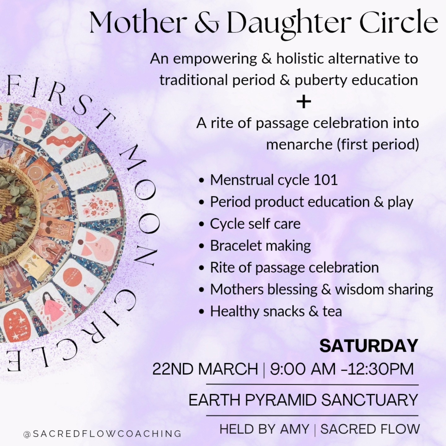 SOLD OUT - comment a ❤️ to go on the edit list for the next circle.
Next Moon Circle is just around the corner!
📍 Venue: @theflourishcollective
🗓 Date: 1st February
🕑 Time: 1:00 PM – 4:00 PM
Join me for a special gathering to honour this sacred rite of passage. These circles provide girls aged 9–13 with a safe, nurturing space to learn about their menstrual cycle, connect with others, and celebrate this transformative stage of life.
Limited spaces available – comment CIRCLE for tickets and all the details.
#firstmooncircle #darwinevents
#darwin #darwinmums #darwinmumsandbubs #darwinnt #darwinmum