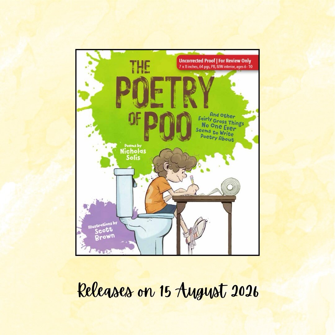 If you have to teach a poetry unit to kindergarteners or lower elementary students, your first task is to make them fall head over heels in love with poetry. Your nature poems, kindness poems, shape poems, and acrostic poems are good, but nothing will leave them asking for more like a healthy dose of poo poems.
So here’s a great anthology of snot poems, lice poems, butt poems, booger poems, fart poems, and all-things-gross poems, that will give you a terrific start to enjoying poetry. Your all-things-prim-and-proper poems can come later!
Book lands on 15 August 2026. You cannot miss it!
#poetry #poopoems #readlikeawolfeats #mitrasuggests #kidlit