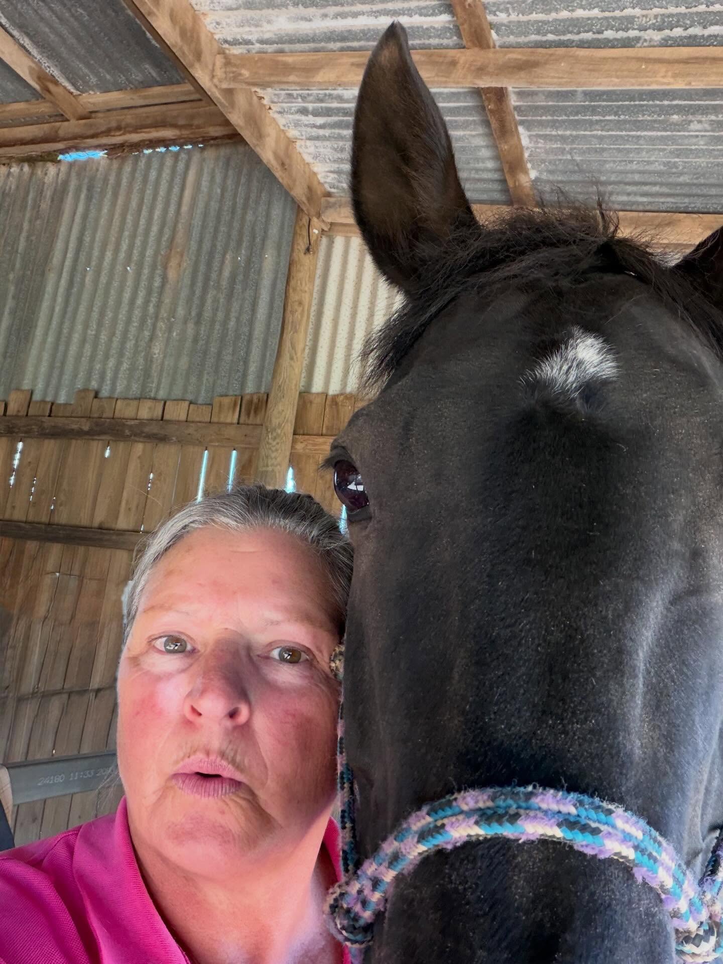 Trying to get Maya to smile then I look like a goldfish 🤣🤣🤣
#equinemassagetherapy #equinemassage #horsemassage #energyhealing #woofandhoofwellness