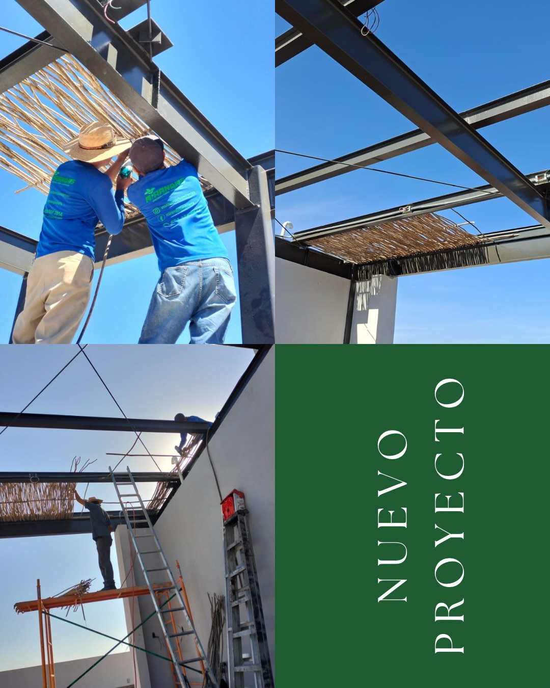 En Jardinería Mirandas seguimos creando espacios únicos para disfrutar cada rincón de tu hogar. 🌿
Actualmente estamos trabajando en una hermosa pérgola que muy pronto les estaremos mostrando terminada… ¡les va a encantar!
Agradecemos profundamente la confianza de nuestros clientes 🙌
Cada proyecto es una oportunidad para transformar ideas en espacios funcionales, frescos y llenos de estilo.
Si tú también quieres darle un nuevo aire a tu casa, ya sea con pérgolas, jardinería o diseño exterior:
📲 Contáctanos, solicita tu cotización y agenda tu visita.