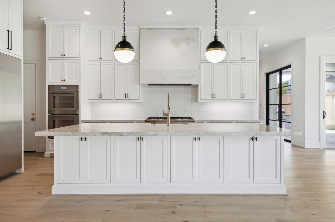 Timeless elegance meets modern functionality in this kitchen.