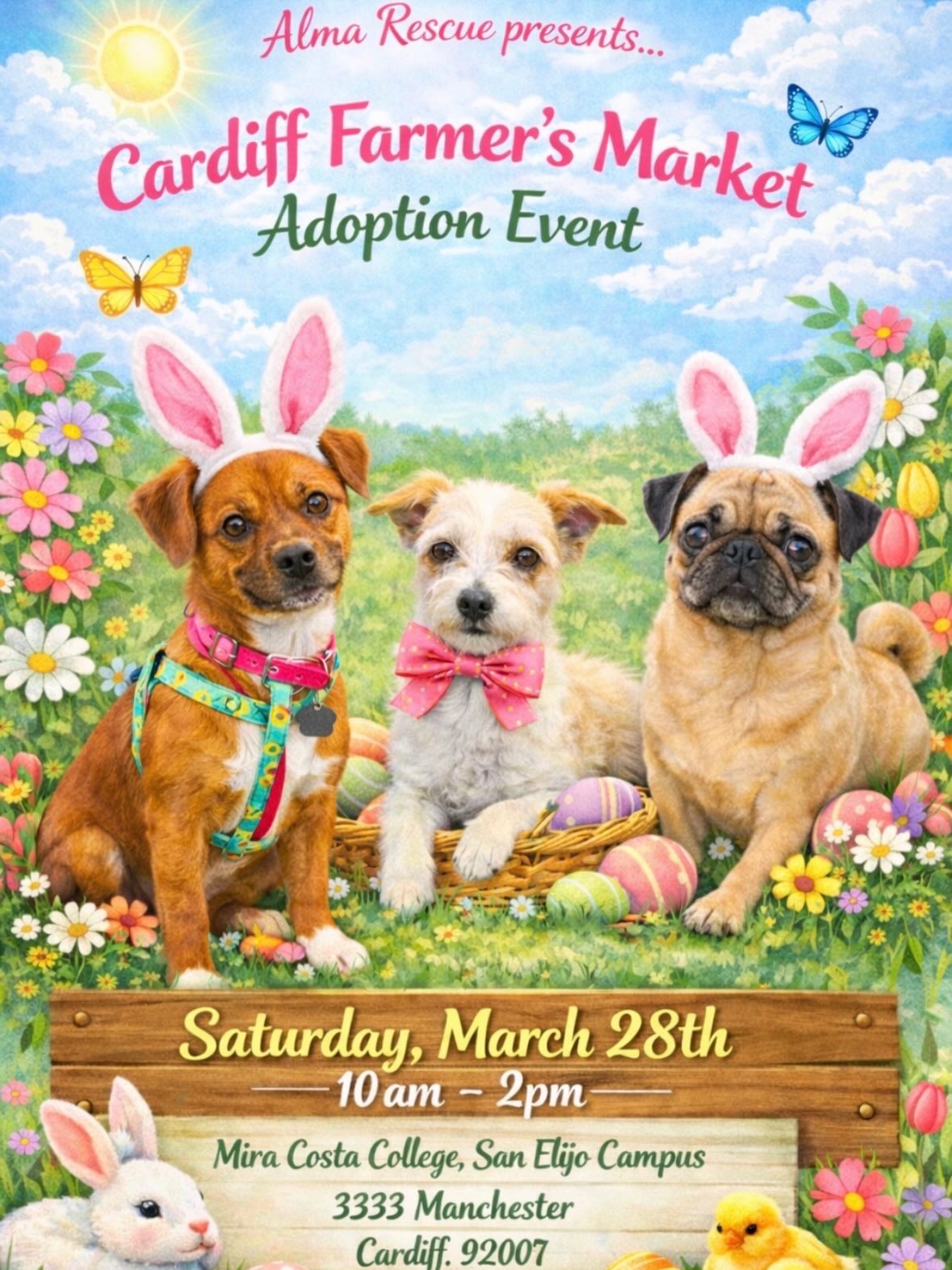 Come by our ADOPTION EVENT tomorrow and meet some of our adorable pups.
Magnolia, Spot, Panda, Sandy, Hudson & Geneva are all looking for their Forever Homes. π
@cardiff_farmers_market 10am-2pm