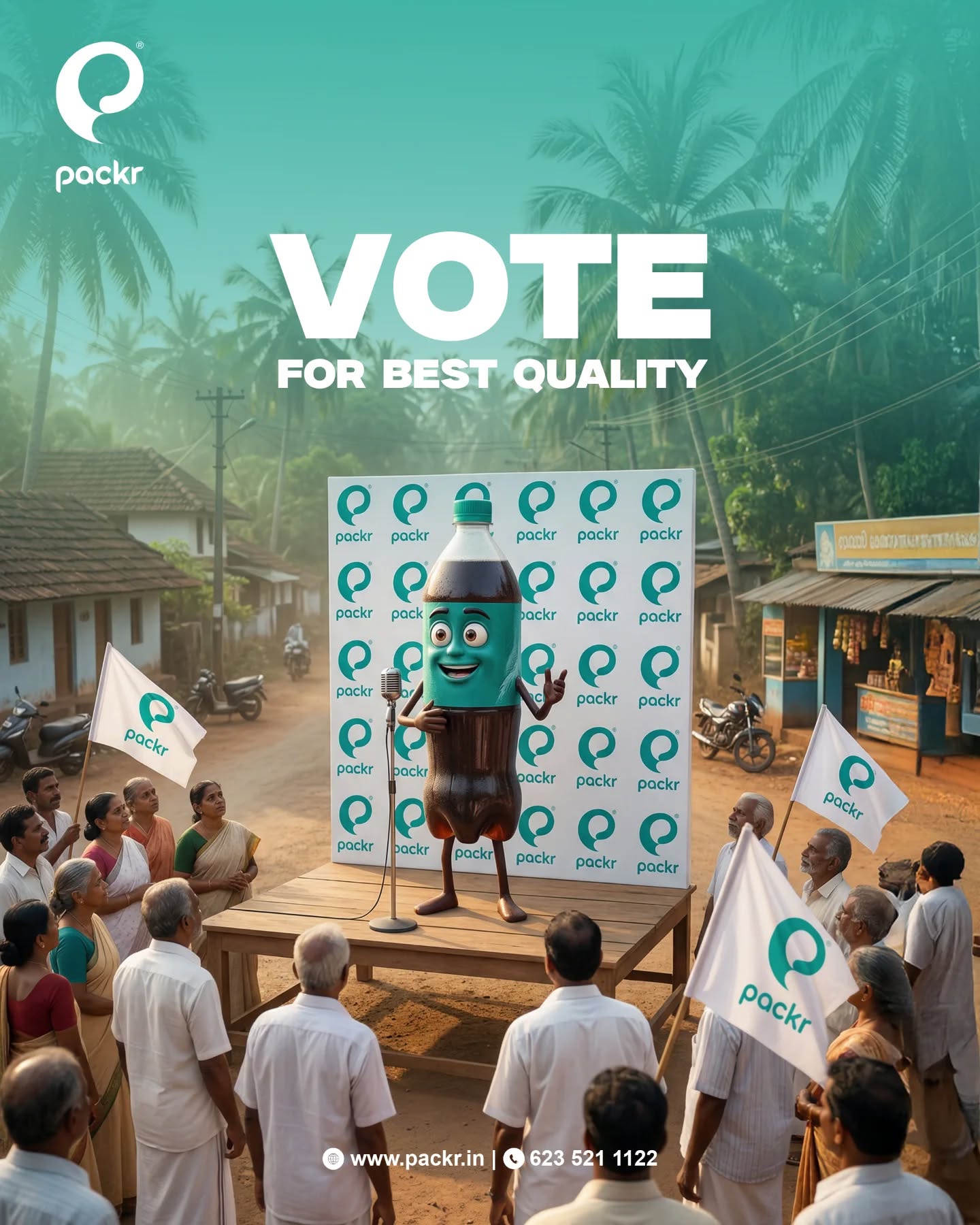 Vote for the best quality
#Packr #QualityMatters