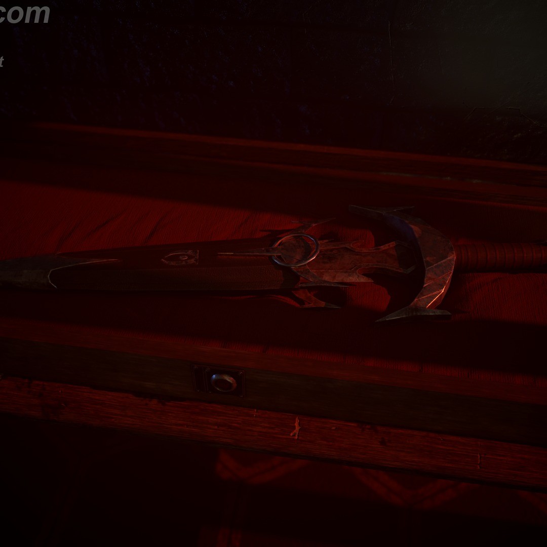A model of Mehrunes' Razor, based on the Skyrim iteration of the dagger, plus a small modelled environment. Dagger and scabbard made in Blender, textured in Substance Painter. The environment was also made in Blender and textured using a combination of Substance Designer and Painter. All rendered in Marmoset Toolbag 4 #3dart #3dartist #blender3d #blender #substancedesigner #substancepainter #elderscrolls #skyrim #mehrunesdagon #mehrunesrazor #fantasyart #weapons