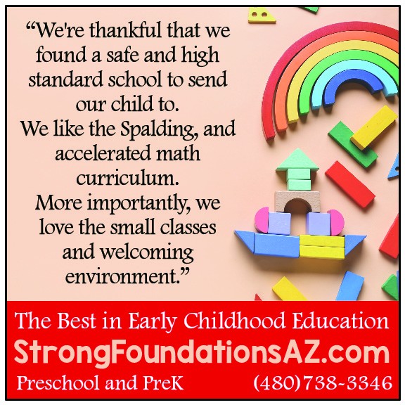 💗Visit StrongFoundationsAZ.com to read more parent testimonials.
✨ Give your child the best start! ✨ Enroll today and watch your little one thrive in a warm, caring environment where certified teachers nurture a lifelong love of learning. Spots are filling fast—don’t miss out!
#StrongFoundationsAZ #NowEnrolling #EarlyLearning #PreschoolJourney #LoveOfLearning