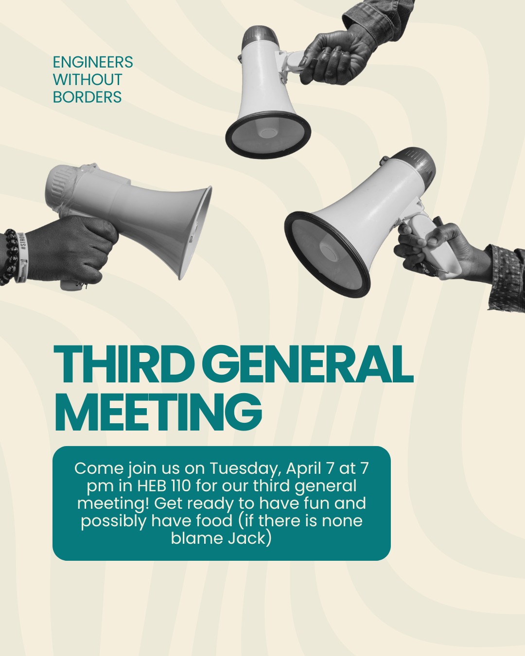 Don't forget we have a general meeting next week! We cannot wait to see y'all there!