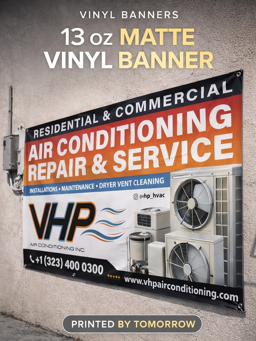 Turn any wall into a #powerfuladvertising space with #VinylBanners that actually get noticed 👀
Our #13ozMatte banners are built for real-world use — no glare, no cheap look, just clean #highimpactbranding that stands out from the street.
Perfect for HVAC companies, plumbing services, construction crews, roofing businesses, real estate agents, car washes, auto detailing shops, restaurants, food trucks, catering companies, retail stores, barbershops, salons, gyms, fitness studios, medical offices, dental clinics, event vendors, pop-up events, churches, schools, daycares, landscaping companies, painting services, and handyman businesses.
Need it fast?
We’ve got you covered — #PrintedByTomorrow ⚡
Send your design or let us create it for you 🎯
#colartprint delivers #VinylBannerPrinting in #LosAngeles #Glendale #Burbank with premium quality and fast turnaround — exactly how your business should show up 💯