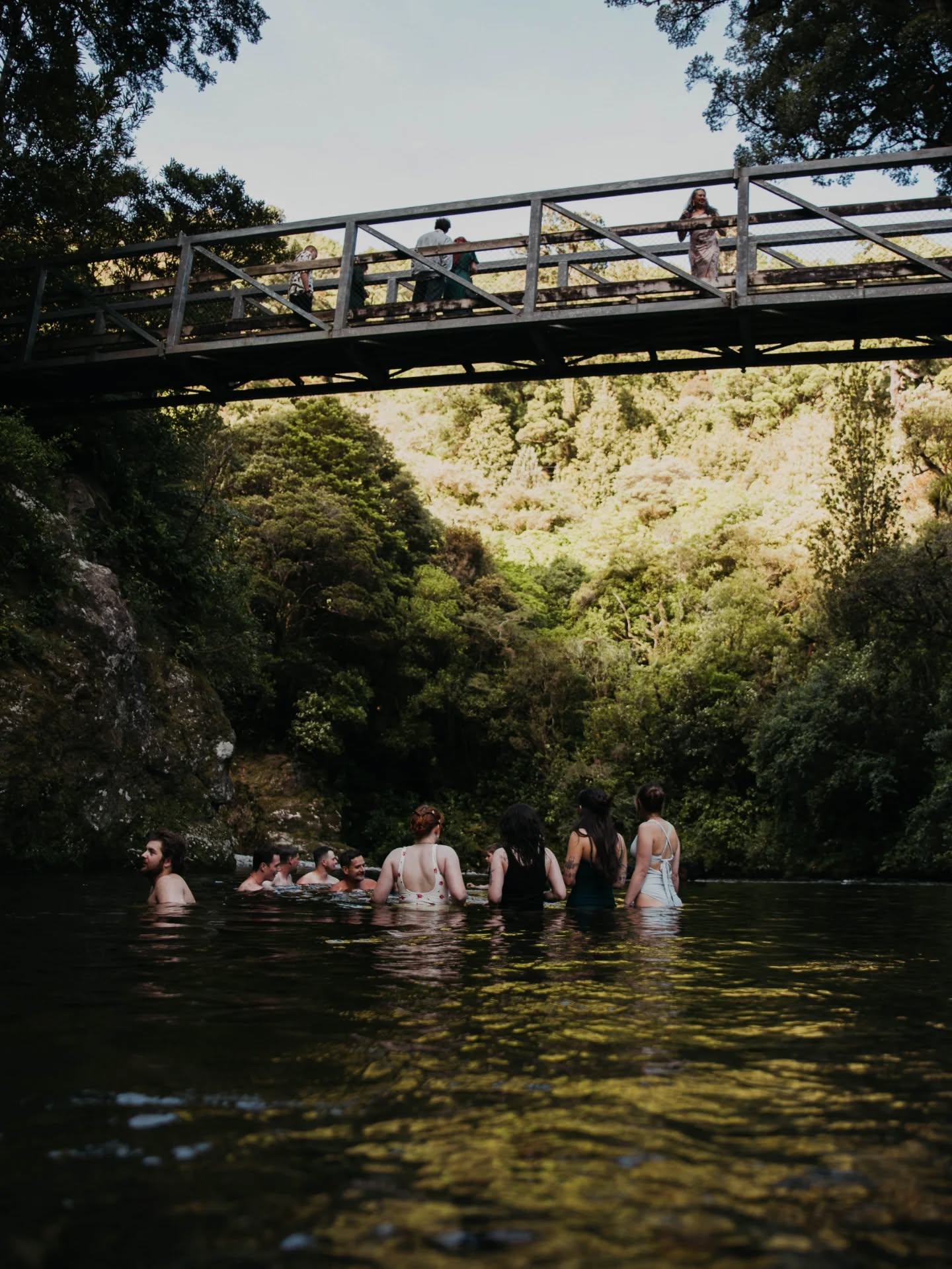An after ceremony swim to celebrate π