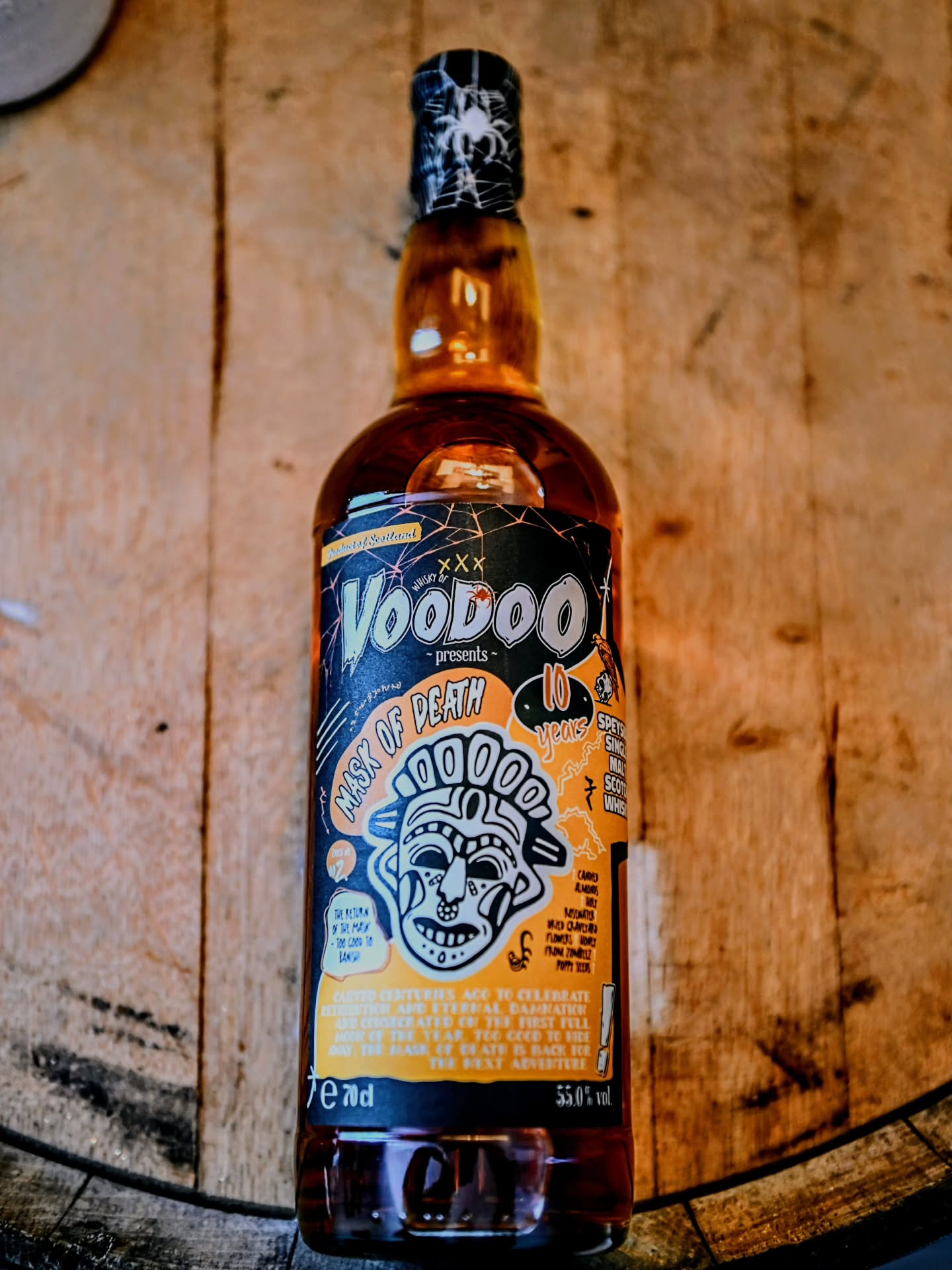 Magic? Spellbound? Witchery? Sorcery? Naww......just a little bit of voodoo!
This bottle was given to me but this doe not in any way reflect in my thoughts on it. Cmon, if you follow me you know I love voodoo whisky.
One of the latest releases from @voodoowhisky which is a line from @bns_whisky and brought to Canada by @wildrosecountrywines is this 10 year old Dailuaine single malt from 1st fill bourbon barrels. Cask strength bottled at a pleasant 55.0% abv.
Usually I lean towards the crazy funks casks released by Voodoo so this one being a 10 year, bourbon casks Speyside i was very interested. I've had some absolute amazing bourbon casked Dailuaine in the past so I had high hopes.
This whisky tastes a little older than its age statement, with a nice oily mouthfeel and a very fruit forward and malty balance. A touchbof wood influence shows almost like a woodshop with freshly cut lumber stacked close.
Another wonderful indy bottled Dailuaine from a bourbon cask.
.
.
.
.
.
#whisky #independentbottler #voodoo #dailuaine #singlemalt