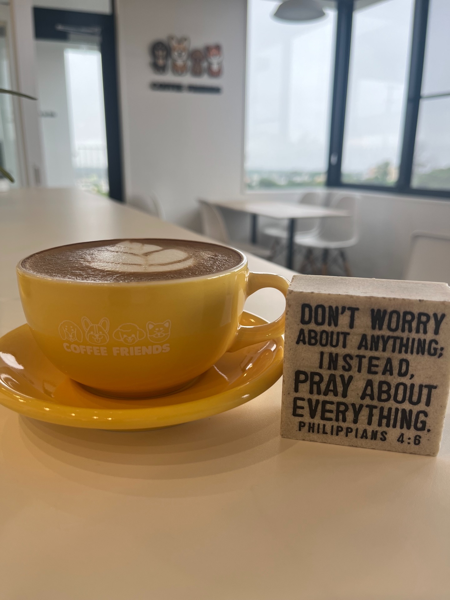 Don’t Worry About anything;
Instead, Pray about everything.
Philippians 4:6
何事も思い悩まないで、あらゆることについて祈りなさい。
フィリピの信徒への手紙 4章6節
#easter
#lifebalance
#balance
#coffeefriends
#corgi
poodle
shibainu
dachshund
okinawa
coffeetime
travel
okinawacafe
沖縄カフェ
座喜味城跡
読谷
yomitan
ペット可
coffee
自家焙煎