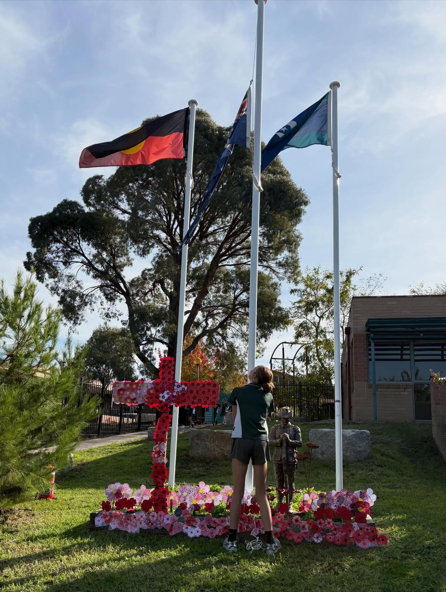 On Anzac Day, we pause to remember the courage, sacrifice and service of all who have served.
Our students gathered for a respectful service, showing reflection and gratitude as we honoured this important day.
Lest we forget.