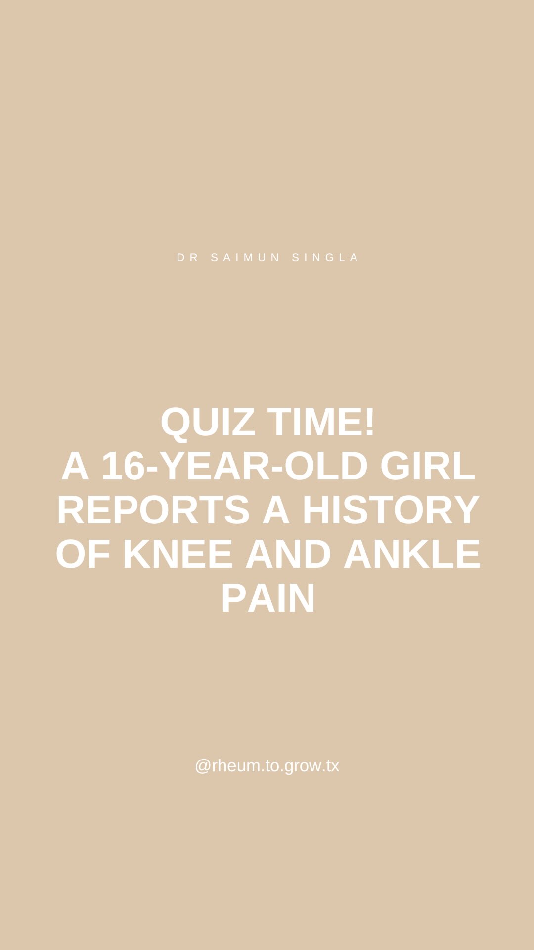Quiz Time!
A 16-year-old girl reports a history of knee and ankle pain, lightheadedness, rapid heartbeat, and fatigue when standing. Her heart rate increases by 40 bpm within 10 minutes of standing, but her blood pressure remains stable. What is the most important first step in management?
A) Start beta-blockers immediately
B) Increase fluids and salt intake, and consider compression garments
C) Prescribe fludrocortisone
D) Order an echocardiogram
👉 Drop your answer below!
✅ Answer Reveal
Answer: B) Increase fluids and salt intake, and consider compression garments
Non-pharmacologic measures are the first-line treatment for POTS:
Hydration & increased salt intake to expand blood volume
Compression stockings to reduce blood pooling in the legs
Exercise programs focusing on recumbent or resistance training
Medications like beta-blockers or fludrocortisone are reserved for persistent symptoms after lifestyle measures.
💡 Quick pearl:
POTS is often misunderstood, but first line interventions like hydration, salt, and compression can significantly improve daily function. Early recognition matters!
👉Comment the word STACK to receive the link to download our free guide: The Pyramid Stack: A step by step guide to level up your child’s autoimmune care.
#rheumatologist #pediatricrheumatologist #autoimmunedisease #chronicillness #RAwarrior