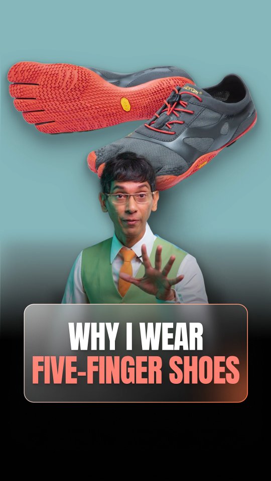 Most of us never notice how modern shoes quietly change the shape and strength of our feet.
I realised it when my own big toe started turning inward, and every step felt a little off.
Switching to FiveFingers felt strange at first, but within days my balance, grip and posture improved.
My feet finally had space to move, breathe and actually work the way they were designed to.
Softer steps, stronger toes, less tension through the knees and lower back, it all added up.
These aren’t just shoes; they’re a reminder of how naturally the body can heal when we stop restricting it.
If your feet feel tired, cramped or weak, this might just be the change you didn’t know you needed.
I personally use Vibram FiveFingers from Gambol Sports India.