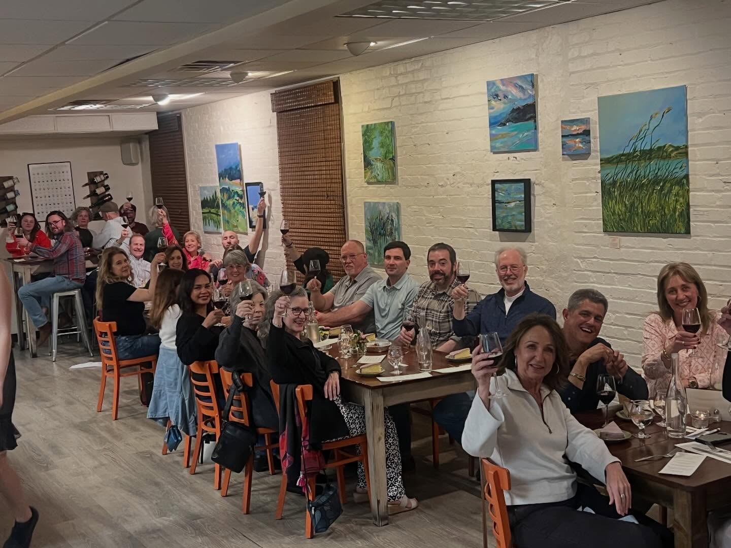 Last night’s wine dinner with Heather Smith from @potomacselections was so much fun 🍷✨
A room full of people who love good food and wine as much as we do.
Thanks to everyone who joined us and made it such a fun evening, we’re already looking forward to the next one! 🍽️
#winedinner #ashlandva #rvafood #eatlocalva #winepairing