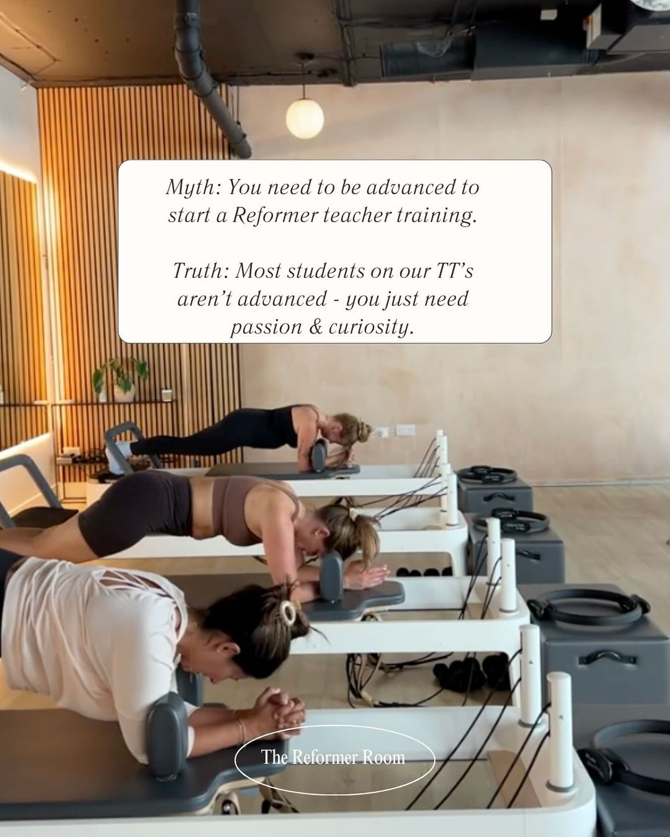 You don’t need to be advanced to start a Pilates teacher training ✨
All you need is a willingness to learn, a passion for Pilates, and a love for wellbeing.
The strength, knowledge, and confidence? That comes with the journey 🤍
Start where you are - there’s never a perfect time!
#pilatesteachertraining #pilatestraininglondon #claphampilatesstudio #pilates