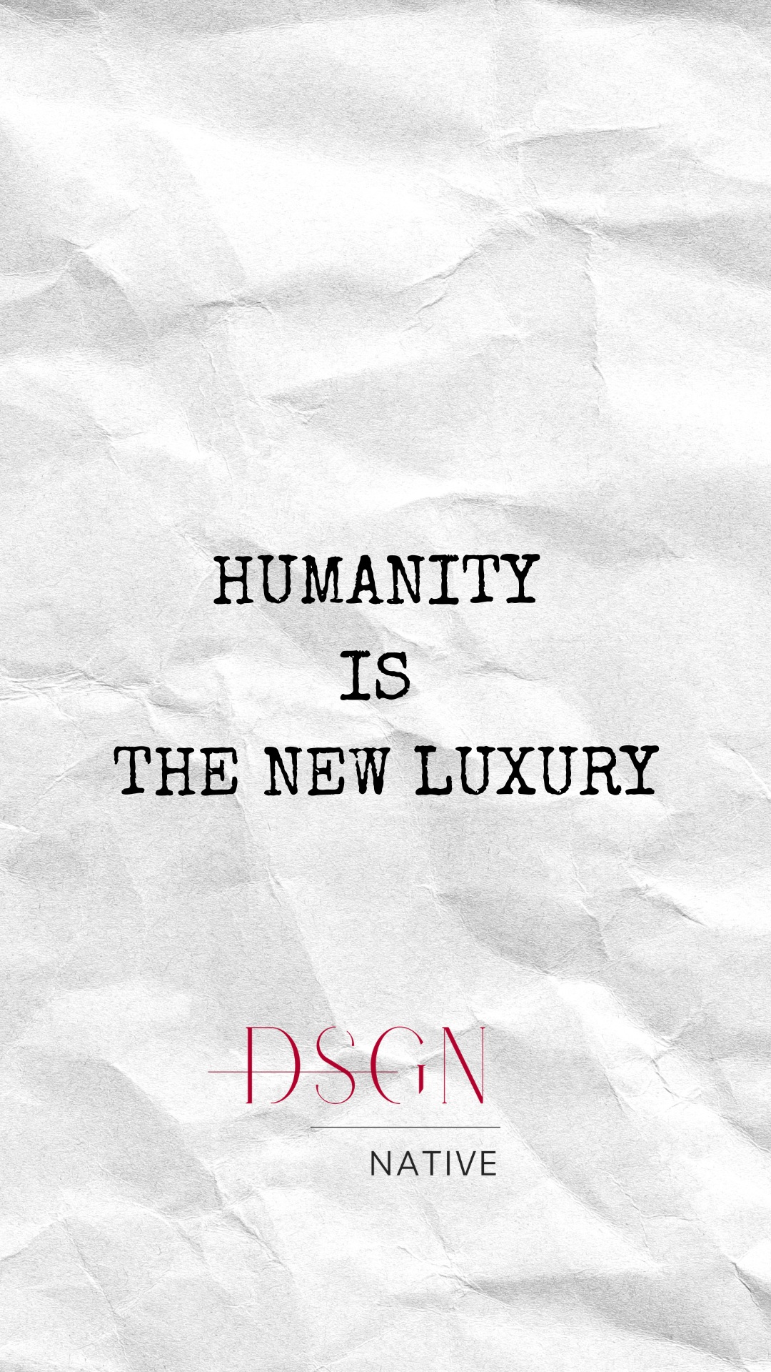 The brands that will win in the age of AI are the ones that feel human.
The ones with a clear why.
Why you exist.
Why you make what you make.
Why should anyone care?
And the ones that are people-first.
From the team,
to the creative process,
to the customer.
Humanity is the new luxury.
Lean into it.
#dsgnnative #shingainyagweta #BrandStrategy #FashionBusiness #CreativeDirection #BrandIdentity #LuxuryReimagined