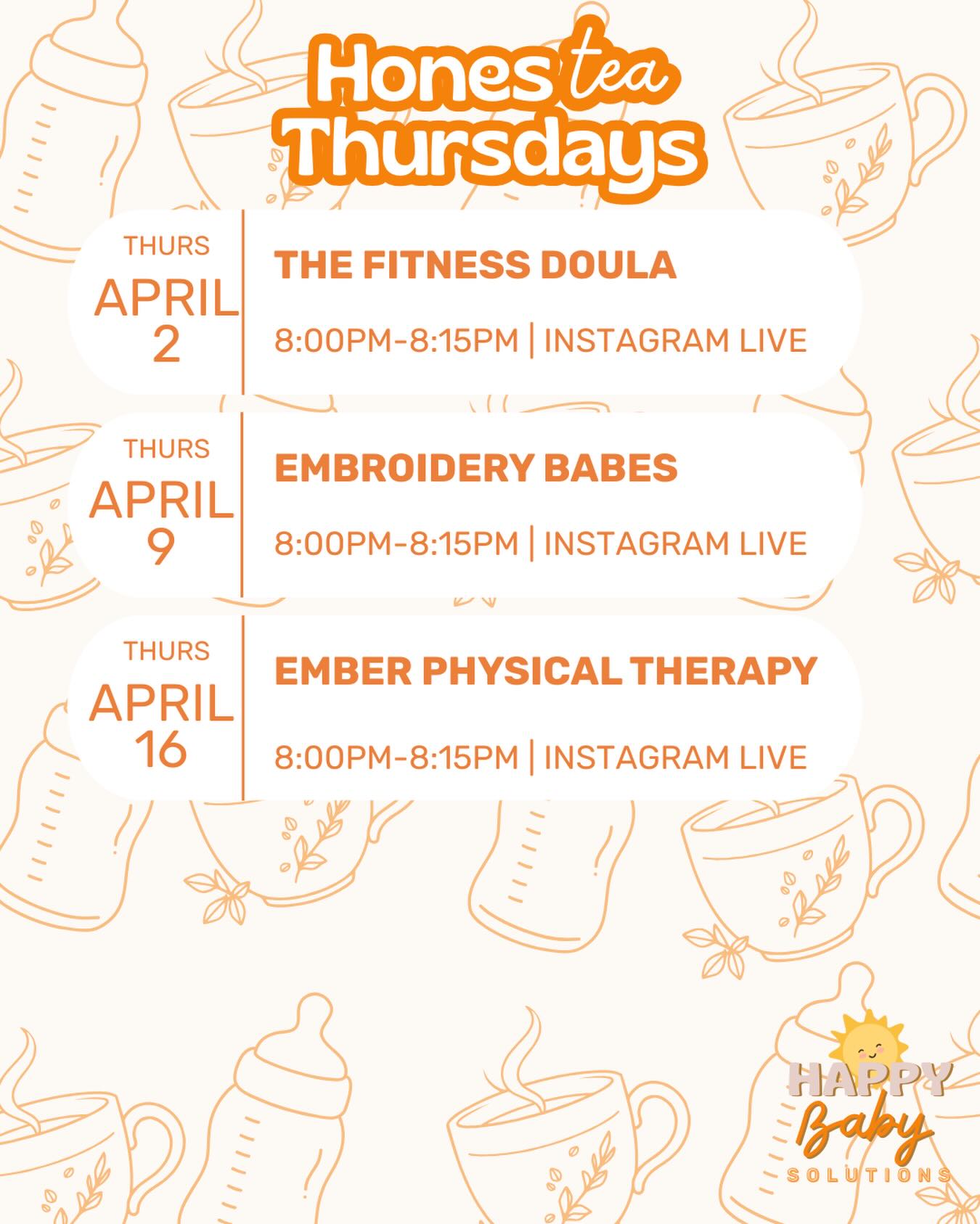 The ☕️ is 🔥 this April!
Can’t wait for you all to meet these wonderful ladies 🤍💕
@lizzythedoula
@emberphysicaltherapy
@embroidery.babes