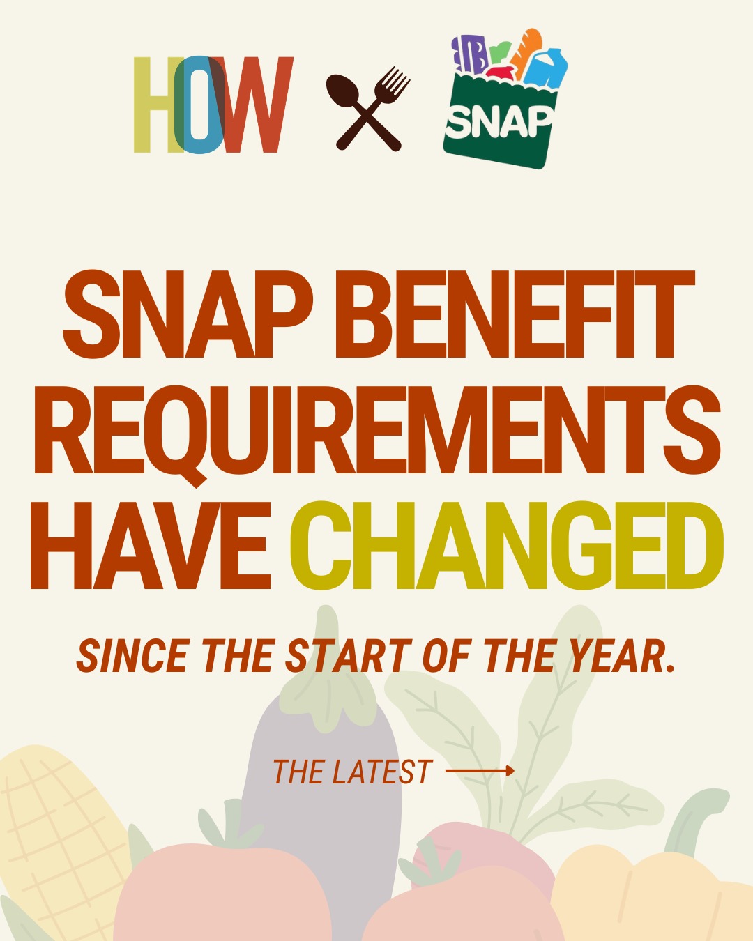 SNAP benefits requirements have changed, and it could impact more people in our city than you think.
We’re breaking down what’s happening and what it means for our community.
Learn more about our mission to end homelessness at how-inc.org.