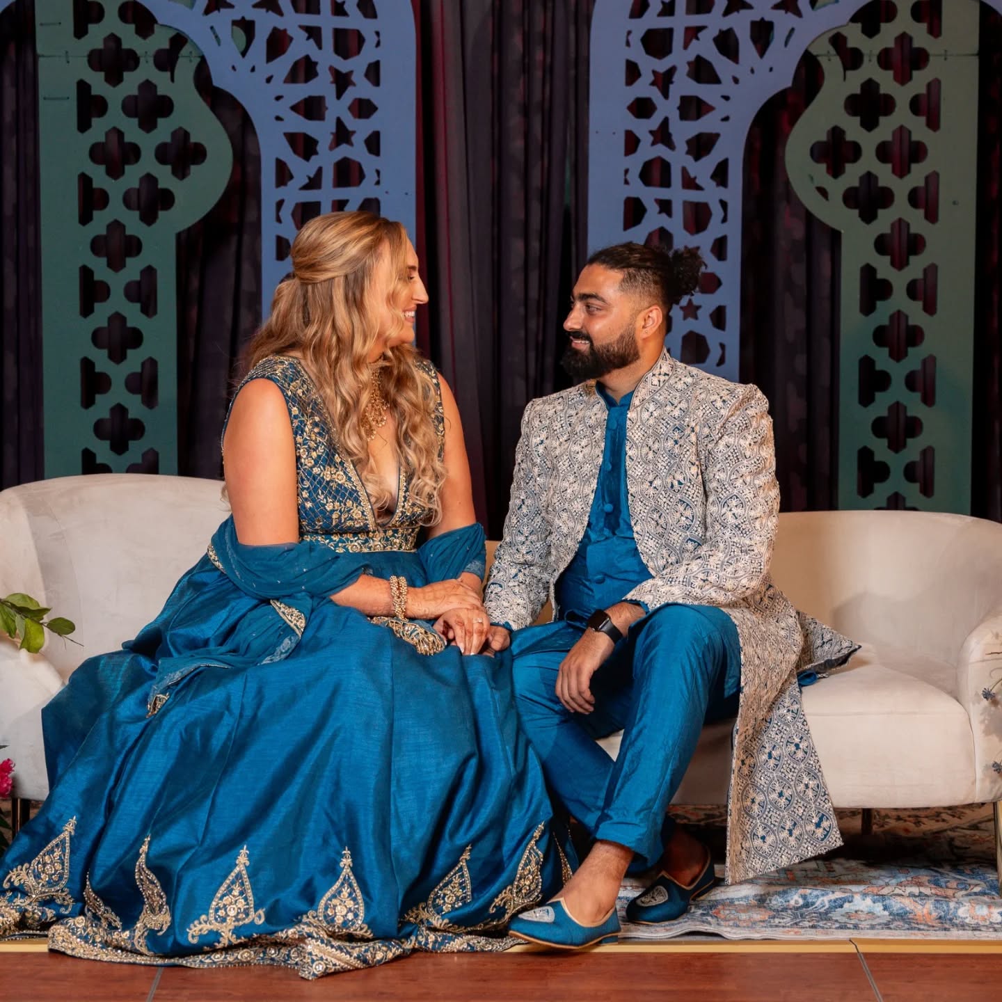 Dana and Subik's sangeet look❤️❤️
Outfits:@crossoverchicago
Photography:@wsphotography.us
HMUA:@thefacepro
Planner:@dreameventsbysonya
Bride:@dlew_32
Groom:@subikpokharel
To design your bridal or partywear outfit
Email:mandeep@crossoverchicago.com