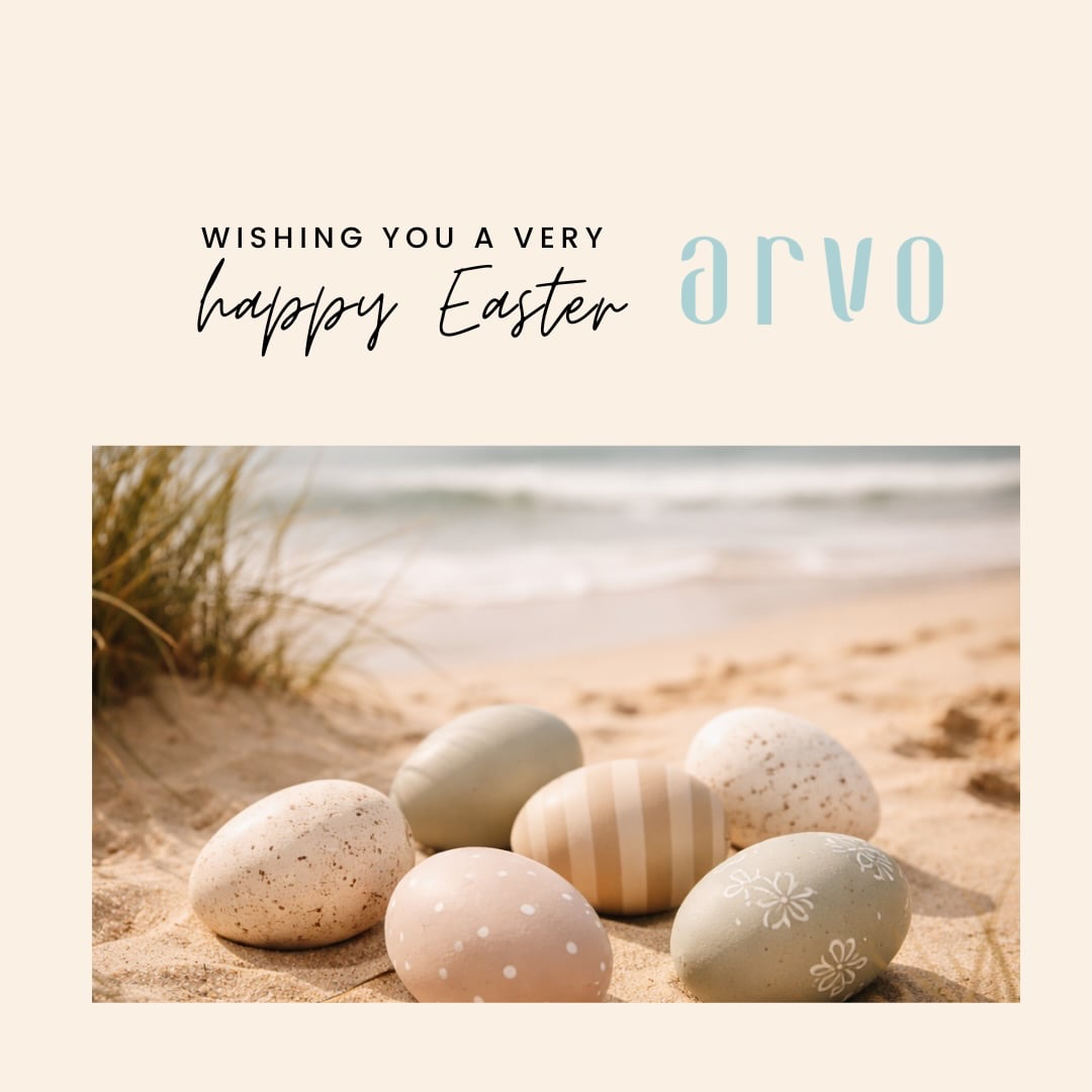 Chocolate for breakfast?
We won’t tell.
Happy Easter from Arvo. 🐣