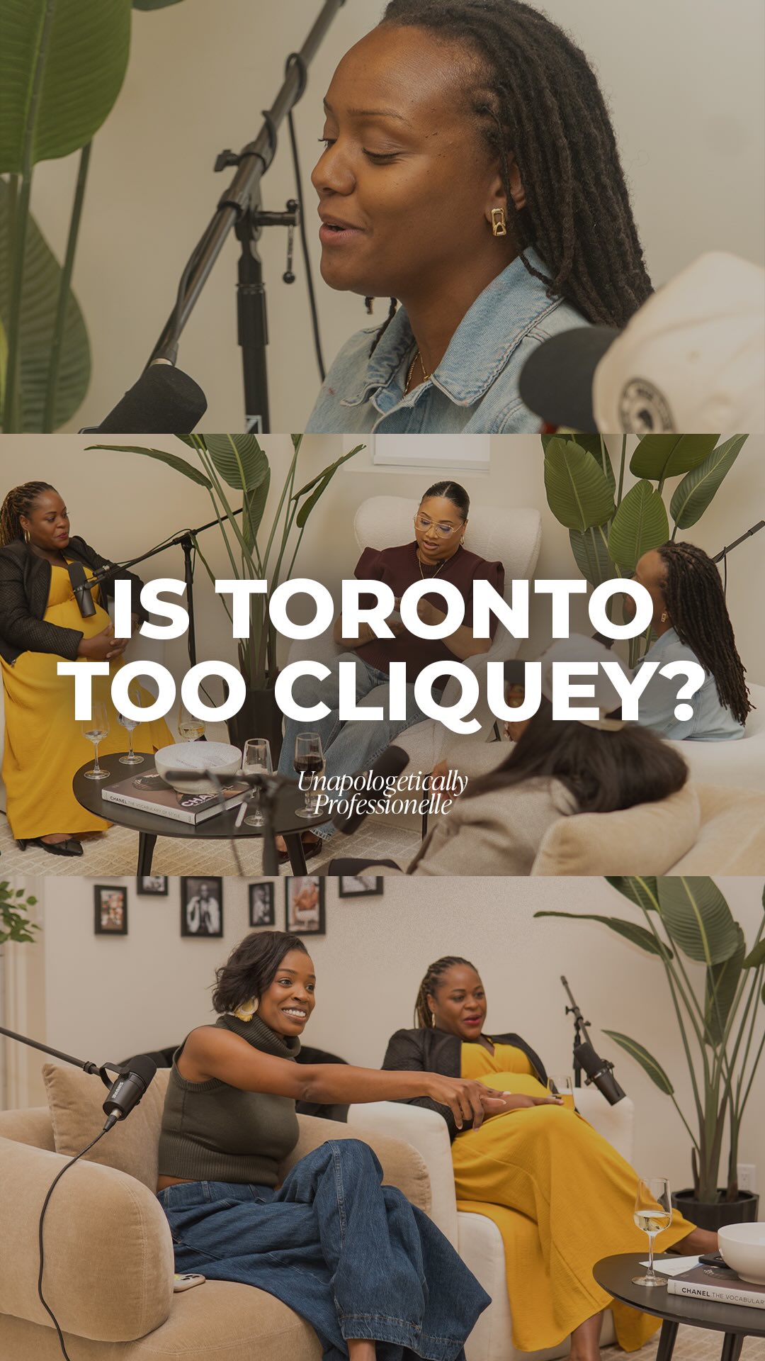 Motherhood. Careers. Entrepreneurship. Toronto Culture. | Let’s Talk About It.
Episode 1 is now LIVE on YouTube. ▶️
Watch and listen now.
Special thanks to the lovely women who joined in this open and casual conversation, nothing fancy just us being unapologetic ❤️
@treasaleighbrown
@shaneka_taylor
@iamjamgamble
@bymeaux
@janiellemckoyfrye
📺 YouTube: Professionelle House
🔗 Link in bio
🎥 Filmed by: @perspectivestudioproductions
#limitedseries #womenentreprenuers #womentalk #realtalk #unapologetic