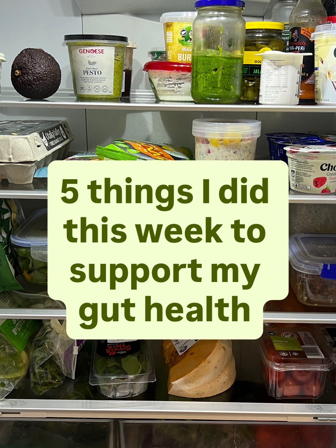 April is IBS awareness month so I’m excited to yap about all things gut health!!
5 things I try do most weeks to support my gut health:
⭐️ Eat 30g fibre each day
⭐️ Eat fermented foods often
⭐️ Eat 30+ different plant foods each week
⭐️ Eat legumes most days (so underrated)
⭐️ Manage stress through mindfulness & gentle movement
Remember small changes are often the ones that make the biggest difference!!🧘🏽♀️🐛🫛
#guthealth #guthealthmatters #ibsawareness #ibs #guthealthdietitian