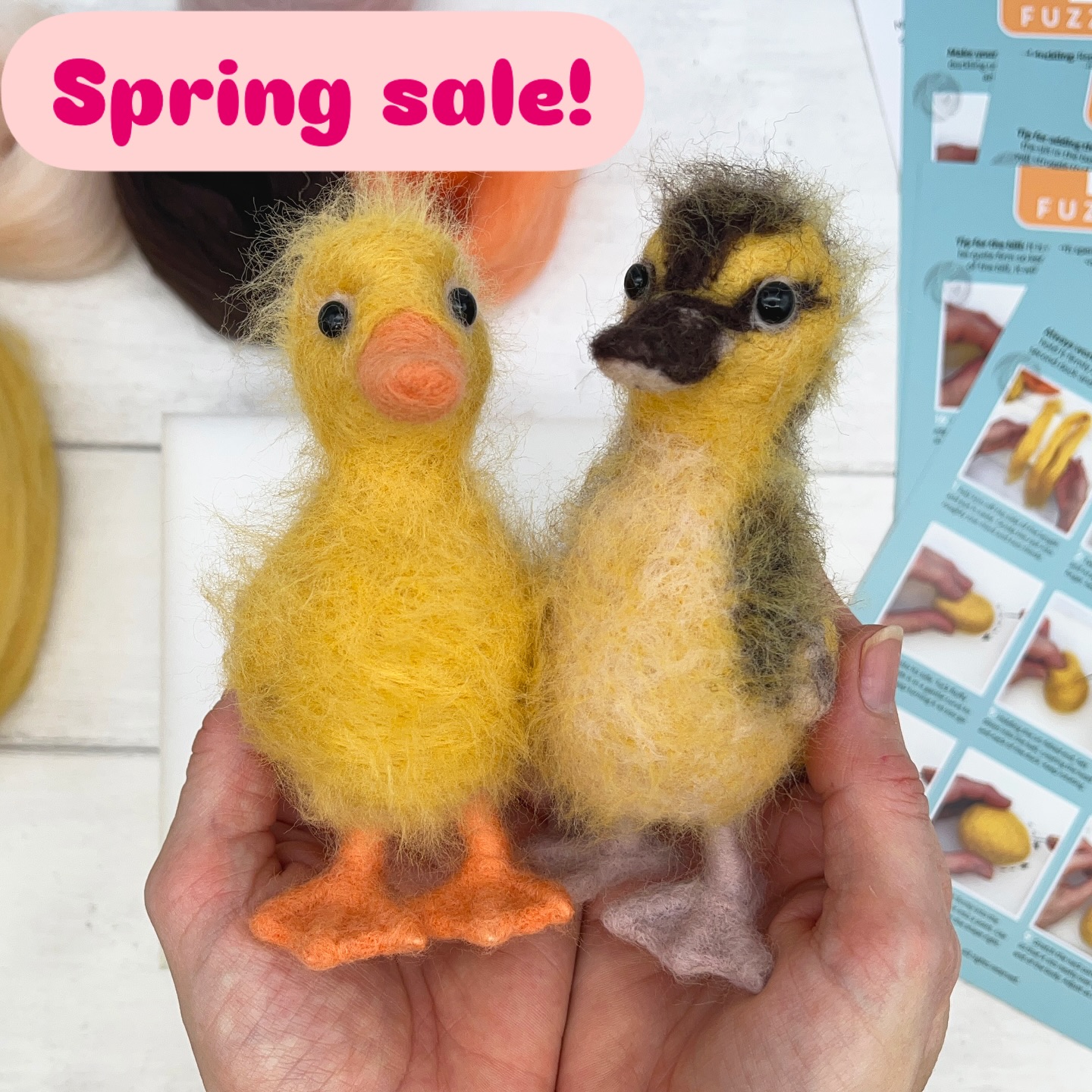 We are running a cheeky little spring sale for the next few days. 15% off everything in store: all kits, digital downloads, wools and supplies. Grab a little treat for yourself or a mindful Easter gift for someone crafty. Head to the link in our bio to explore departments. Or go to our stores in Etsy or notonthehighstreet if that’s your favourite way to shop.