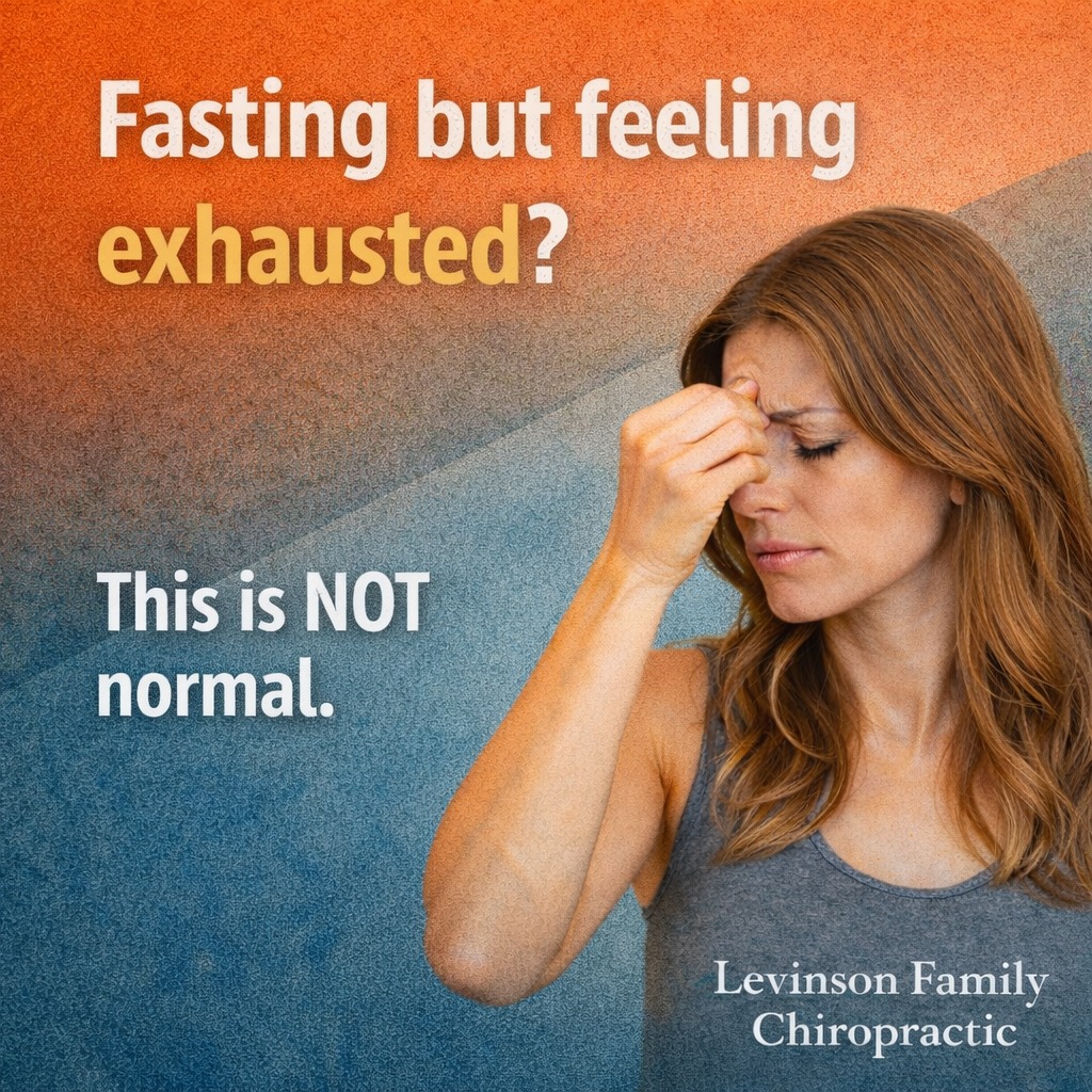 Fasting but feeling more tired? 😩
This is where a lot of people get stuck…
They start fasting to lose weight and feel better…
but instead they feel:
exhausted
foggy
drained
So they push harder.
Longer fasts.
More discipline.
👉 That’s usually where things start going in the wrong direction.
Feeling tired while fasting is not something to ignore.
It’s your body giving you feedback.
And if you understand what it’s telling you… everything changes.
I broke this down in a simple way so you can actually see what’s going on and what to do next 👇
https://www.levinsonchiro.com/single-post/why-fasting-is-making-you-more-tired-and-how-to-fix-it
If you’ve been stuck or not feeling right while fasting, call our office at (330) 928-3420 📞
Follow for simple, real strategies that actually work 💪
#fasting #intermittentfasting #fatloss #weightlosshelp #metabolism #hormonehealth #naturalweightloss #holistichealth #fatlosstips #healthtips #wellness #akronohio #cuyahogafalls #functionalhealth #weightlossjourney #healthcoach #biohacking #fatlossjourney #weightlosstips #wellnesstips