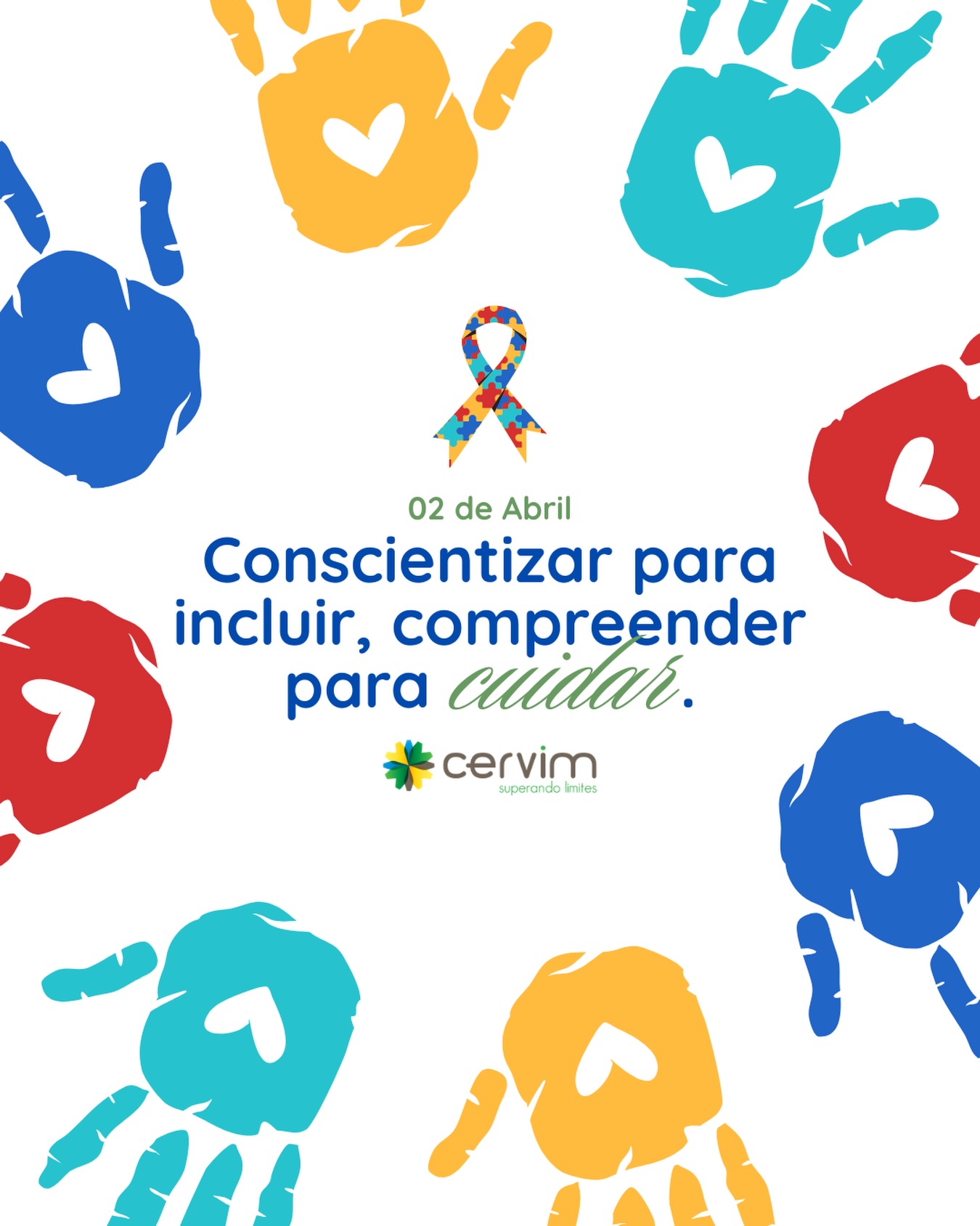 Hoje é o Dia Mundial de Conscientização do Autismo 💙
Mais do que falar sobre o autismo, é um convite para compreender. Cada pessoa no espectro possui uma forma única de perceber, sentir e se comunicar com o mundo.
Na prática clínica, isso significa olhar para além do diagnóstico. Significa respeitar o tempo, as necessidades sensoriais, os modos de interação e, principalmente, valorizar potencialidades.
A intervenção adequada favorece desenvolvimento, autonomia e qualidade de vida, mas é a inclusão que sustenta tudo isso no dia a dia.
Conscientizar é informar, acolher e construir ambientes mais acessíveis, previsíveis e respeitosos.
Seguimos comprometidos com um cuidado individualizado, humano e baseado em evidências. 💙
#TEA #Autismo #Cervim20Anos #02deabril #conscientizaçãodoautismo